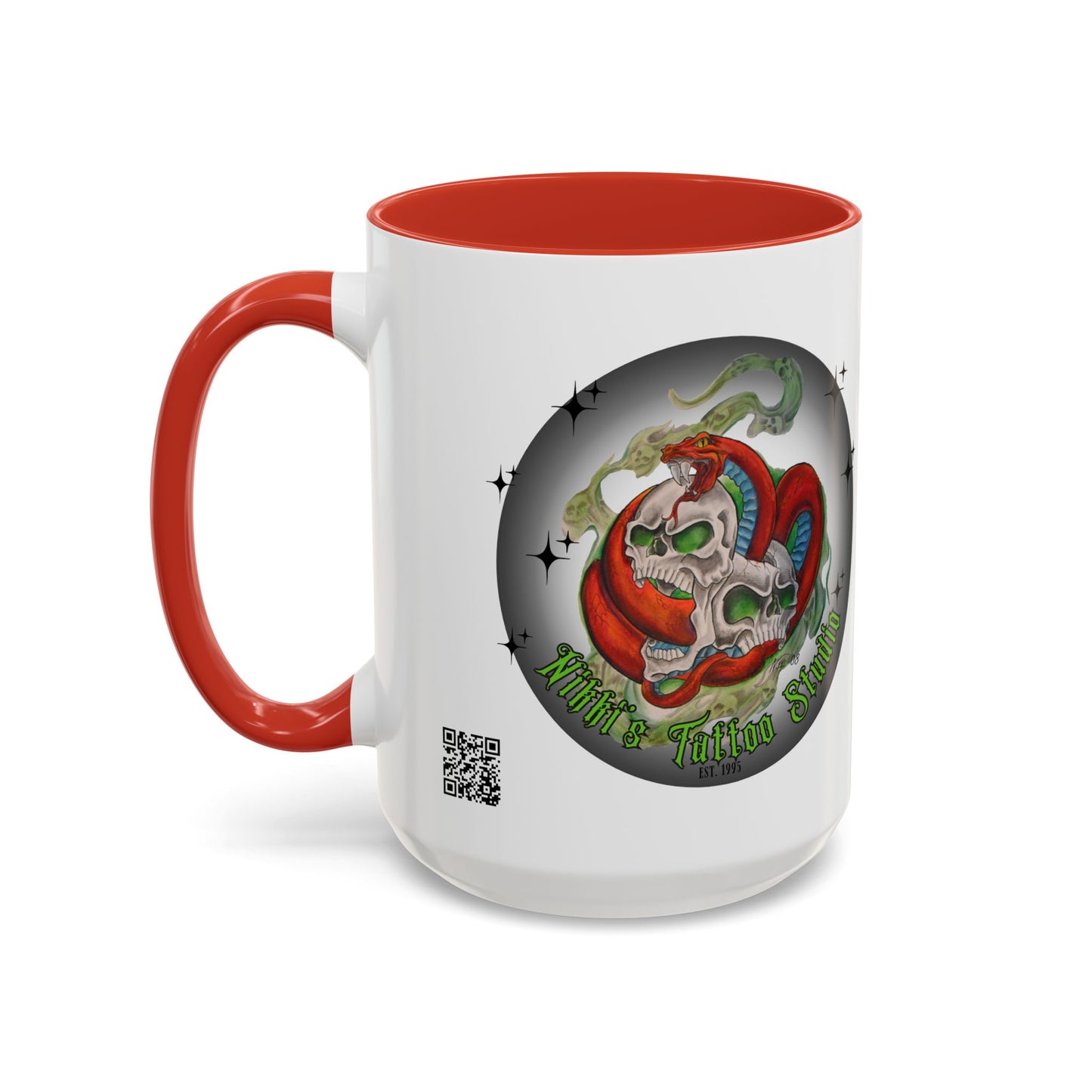 Mug - Nikki's Tattoo Studio (Skull & Snake)