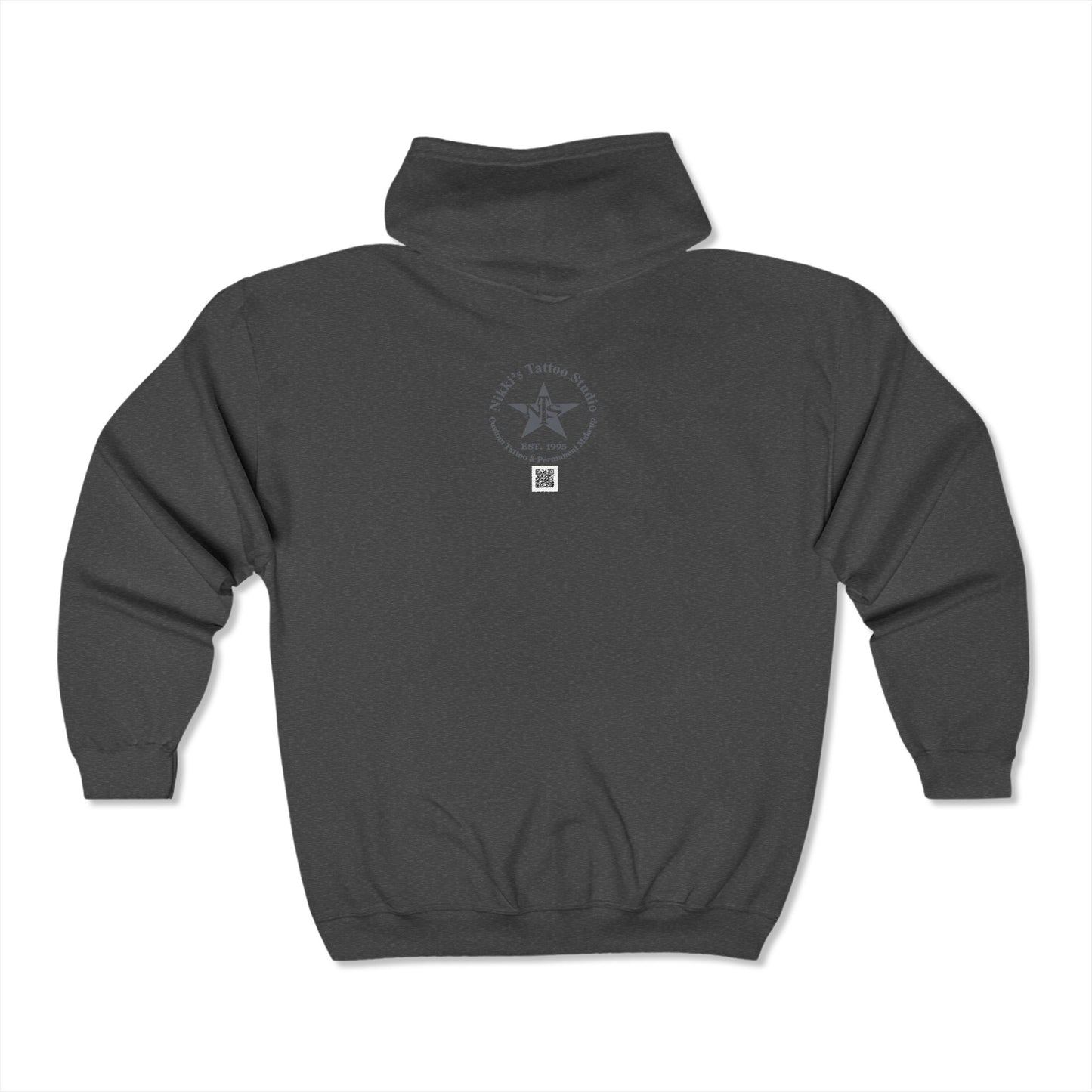 Hooded Sweatshirt Zip Up - Twins by Nikki