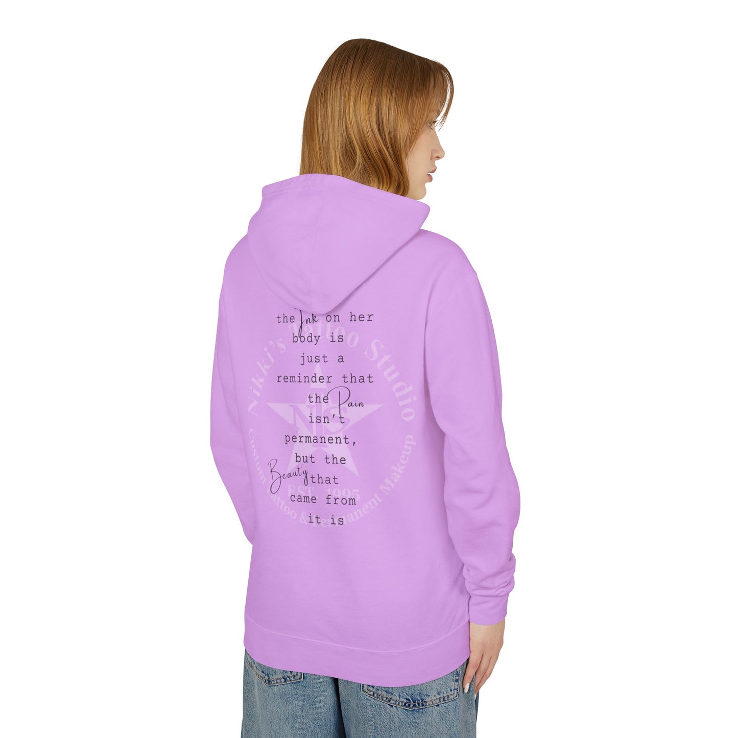 Sweatshirt Hoodie - Nikki's Peony art
