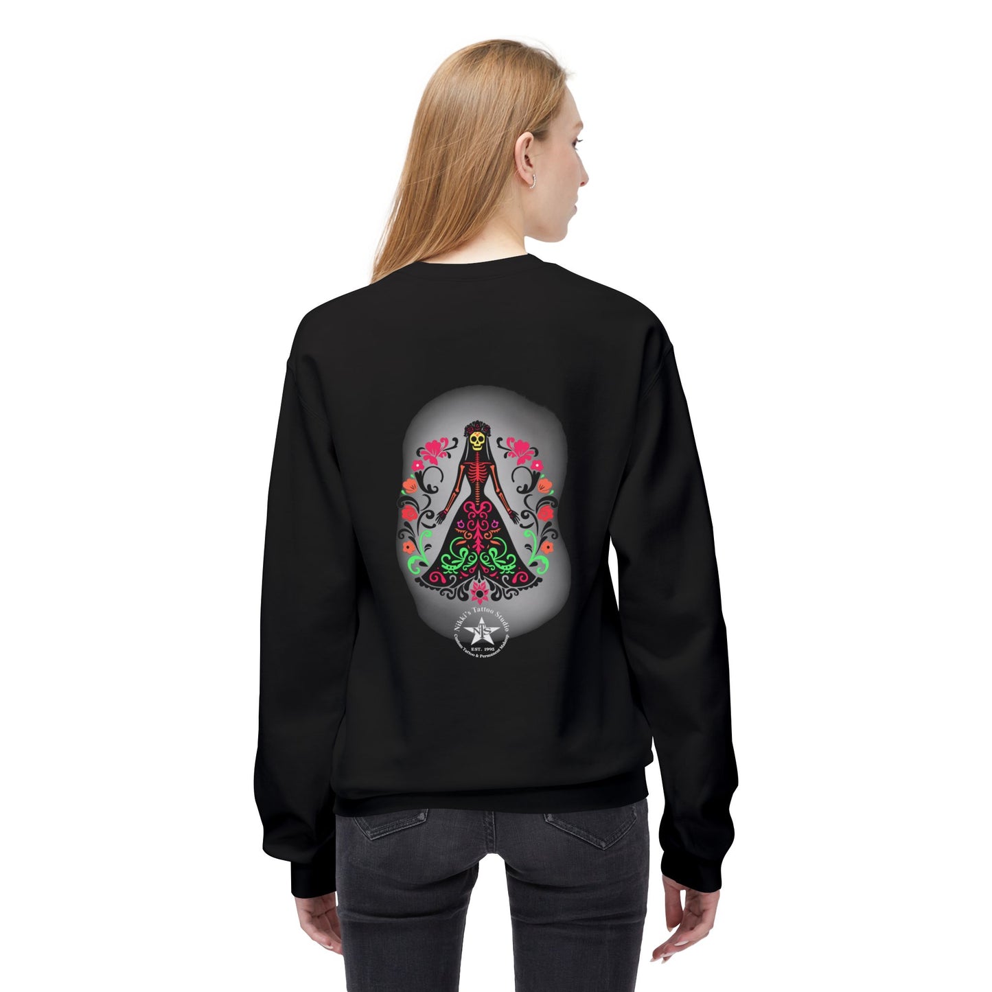Sweatshirt - Day of the Dead Beautiful Art by Nikki