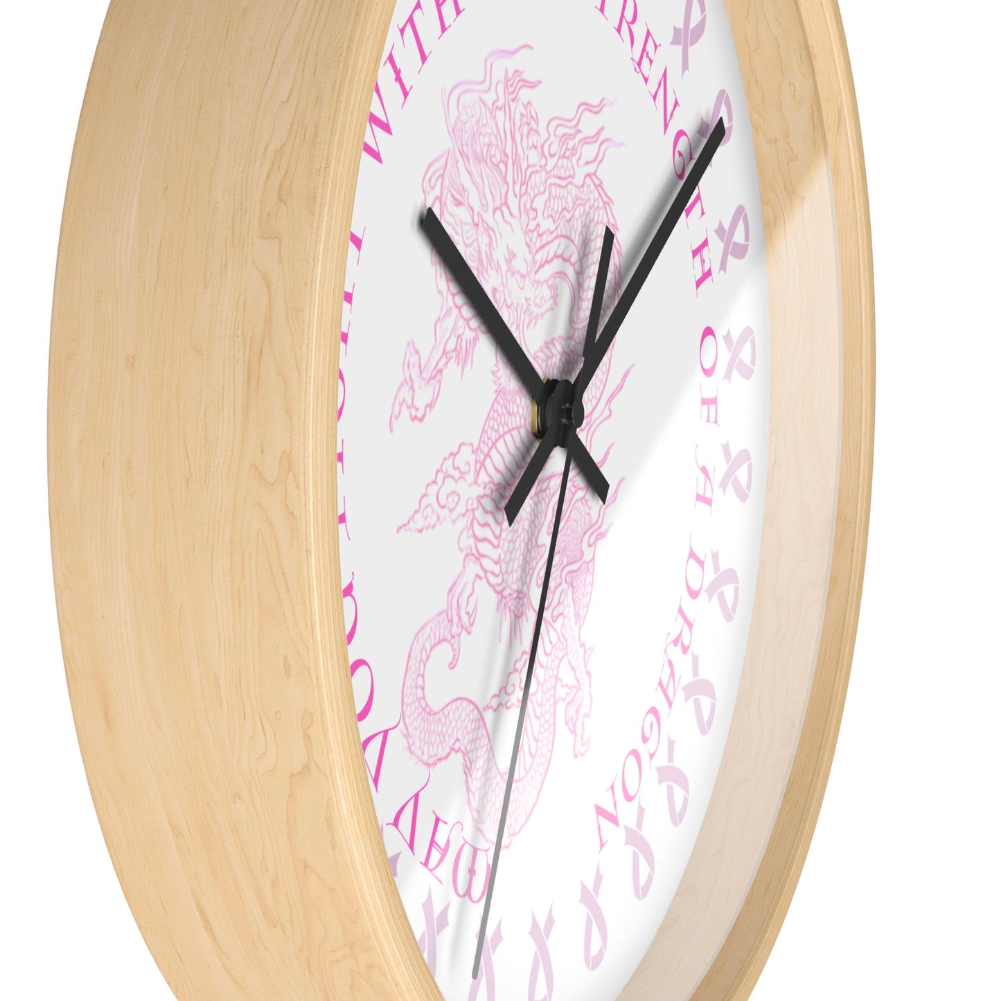 Wall Clock - Dragon Strength by Nikki