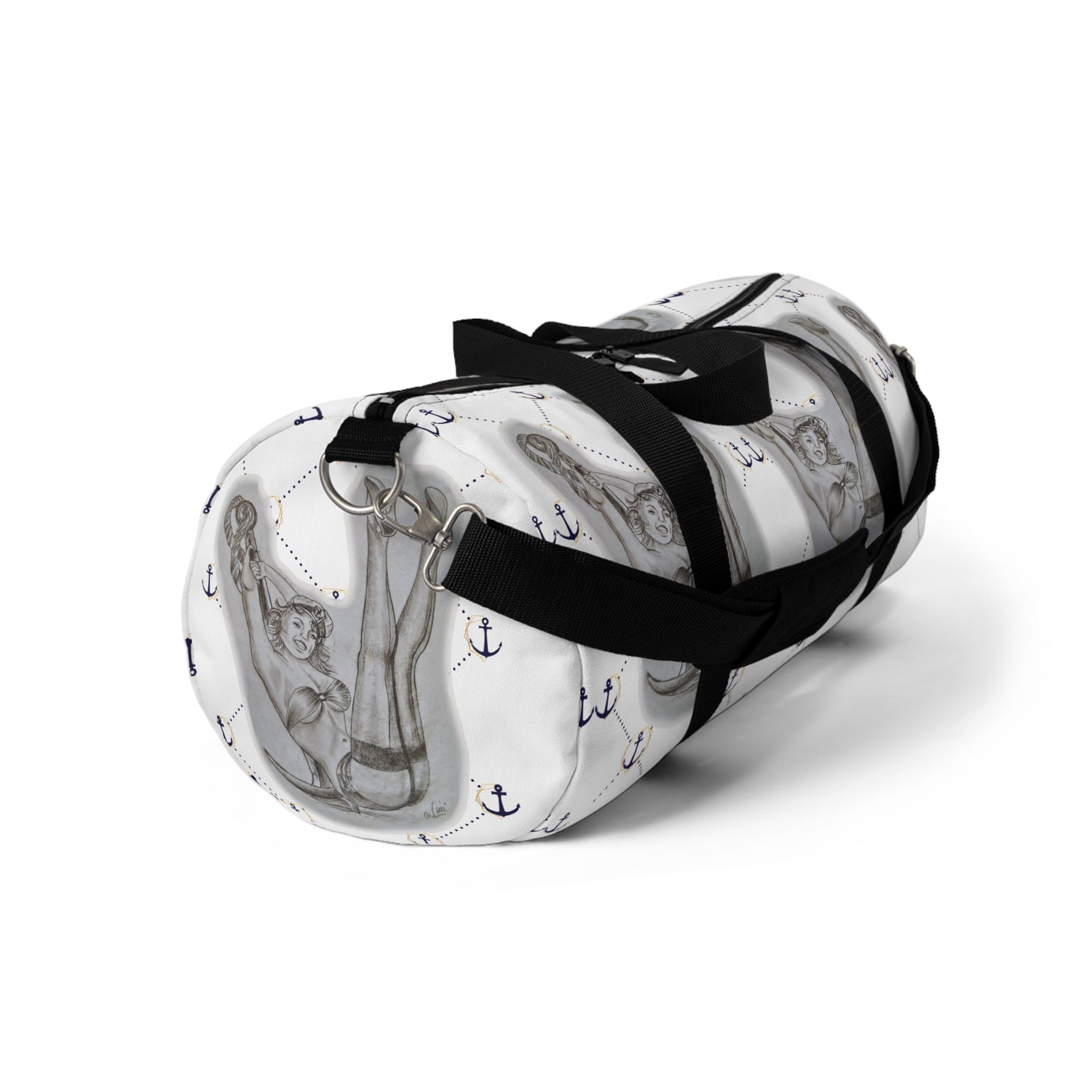 Duffel Bag - Pin Up Sailor Girl by Nikki