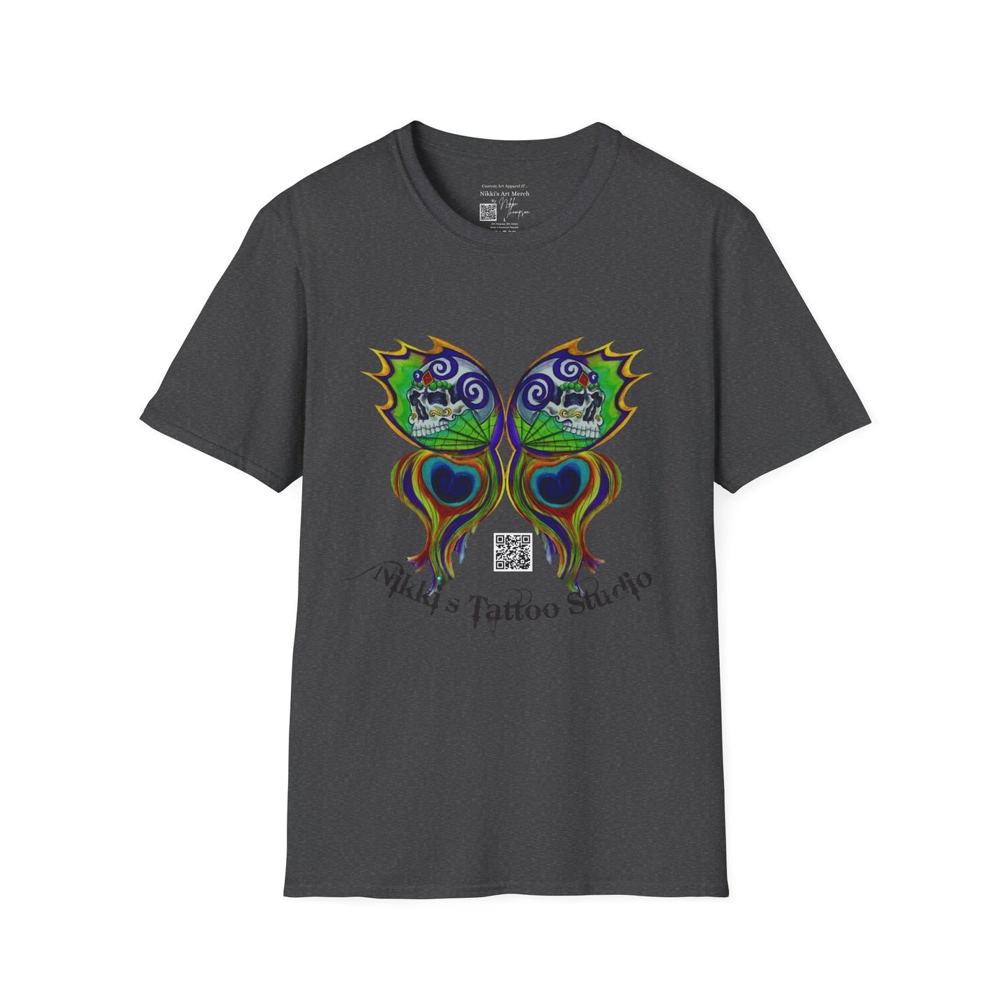 T-Shirt - Nikkis Tattoo Studio Butterfly by Nikki
