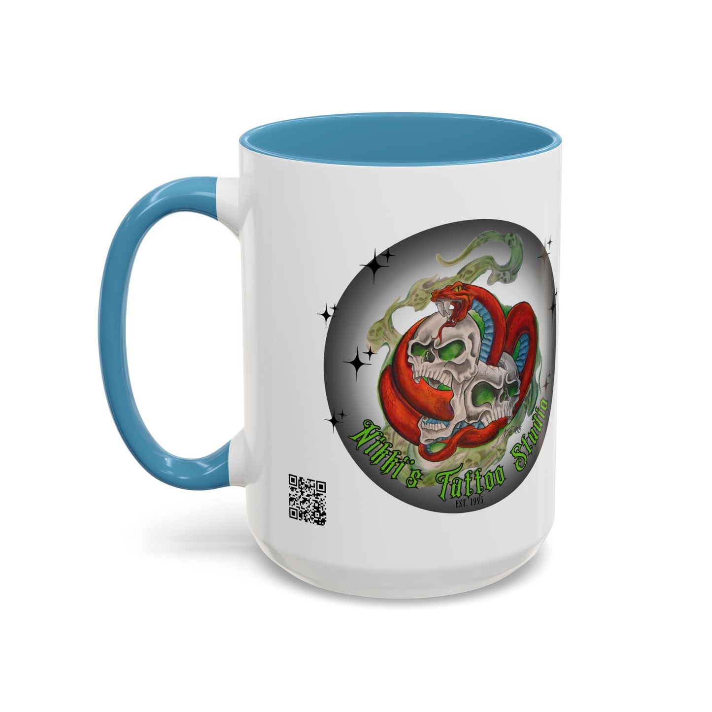 Mug - Nikki's Tattoo Studio (Skull & Snake)