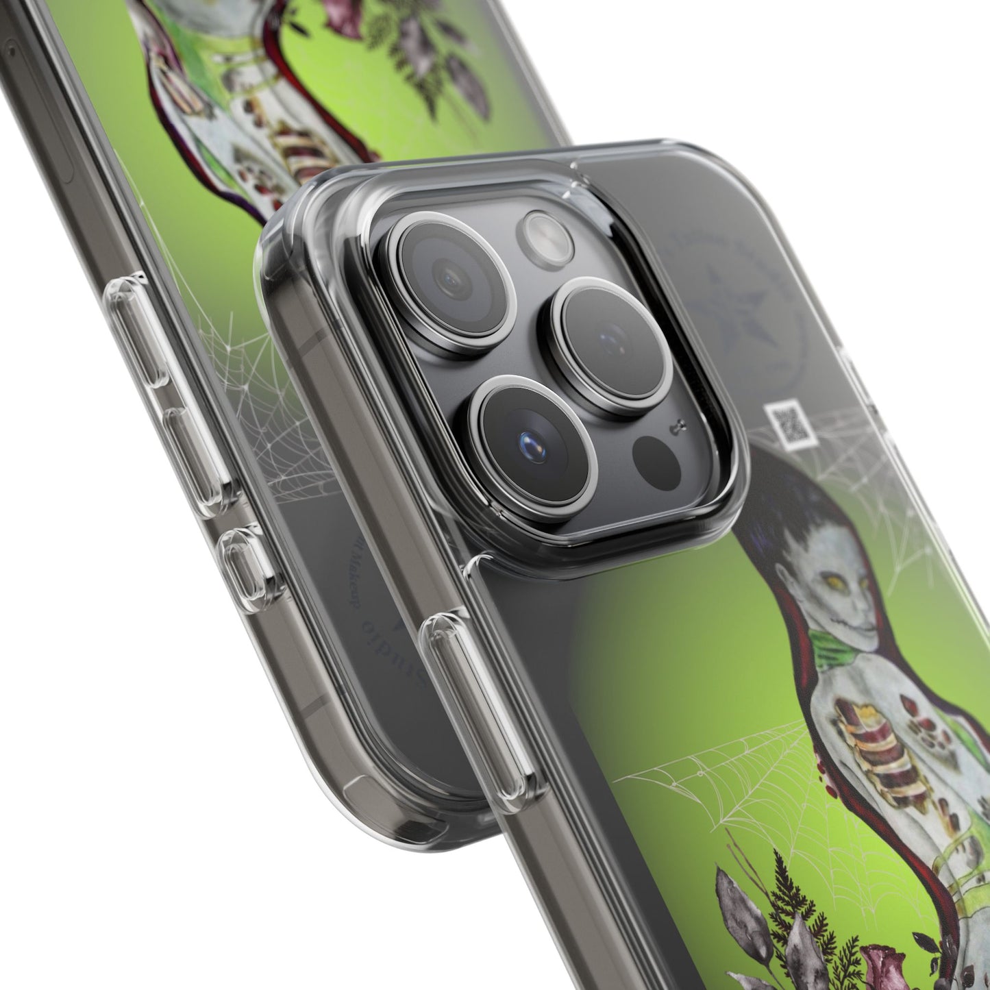 Phone Case Clear - Lady Zombie by Nikki Thompson