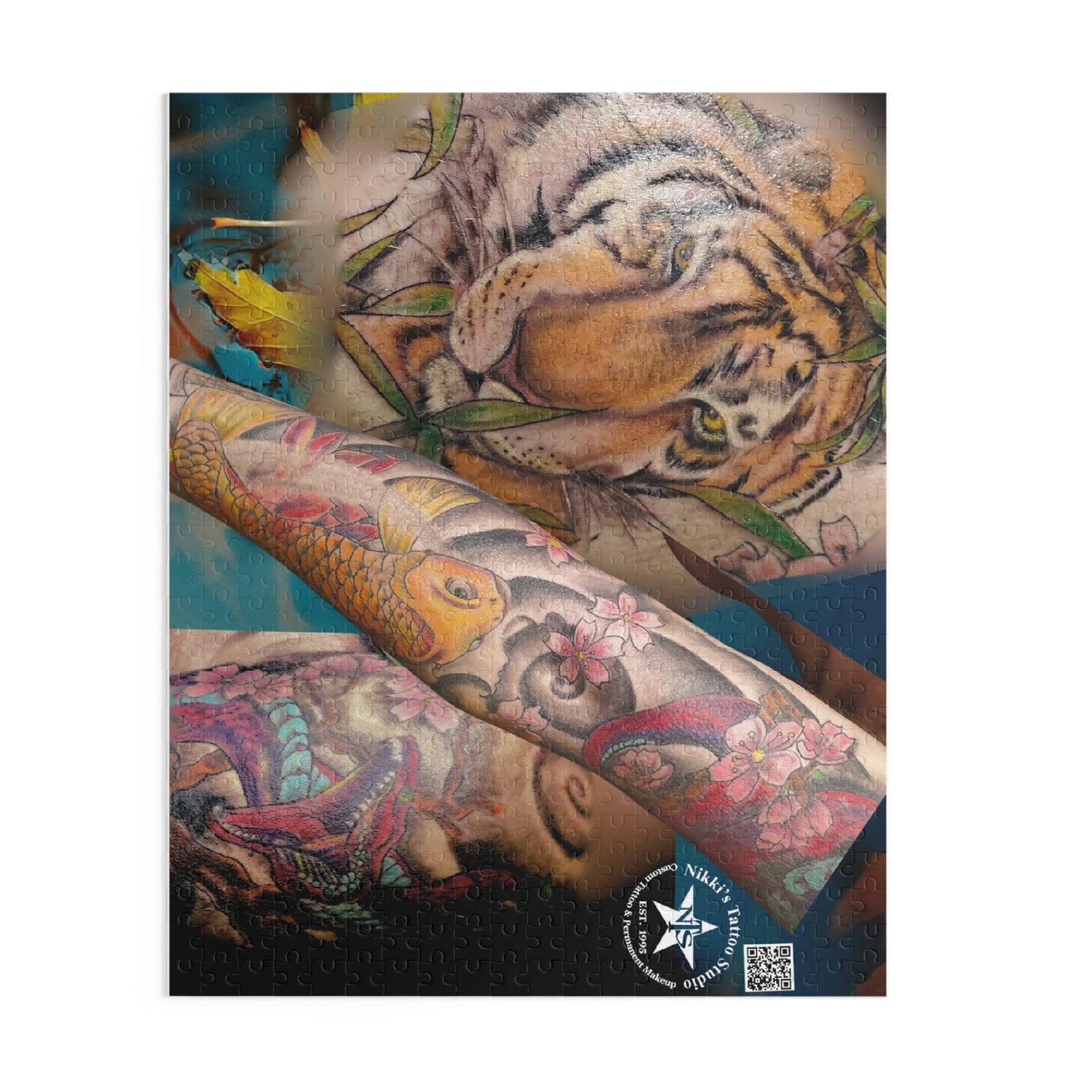 Puzzle Game: Tiger Tattoo by Nikki