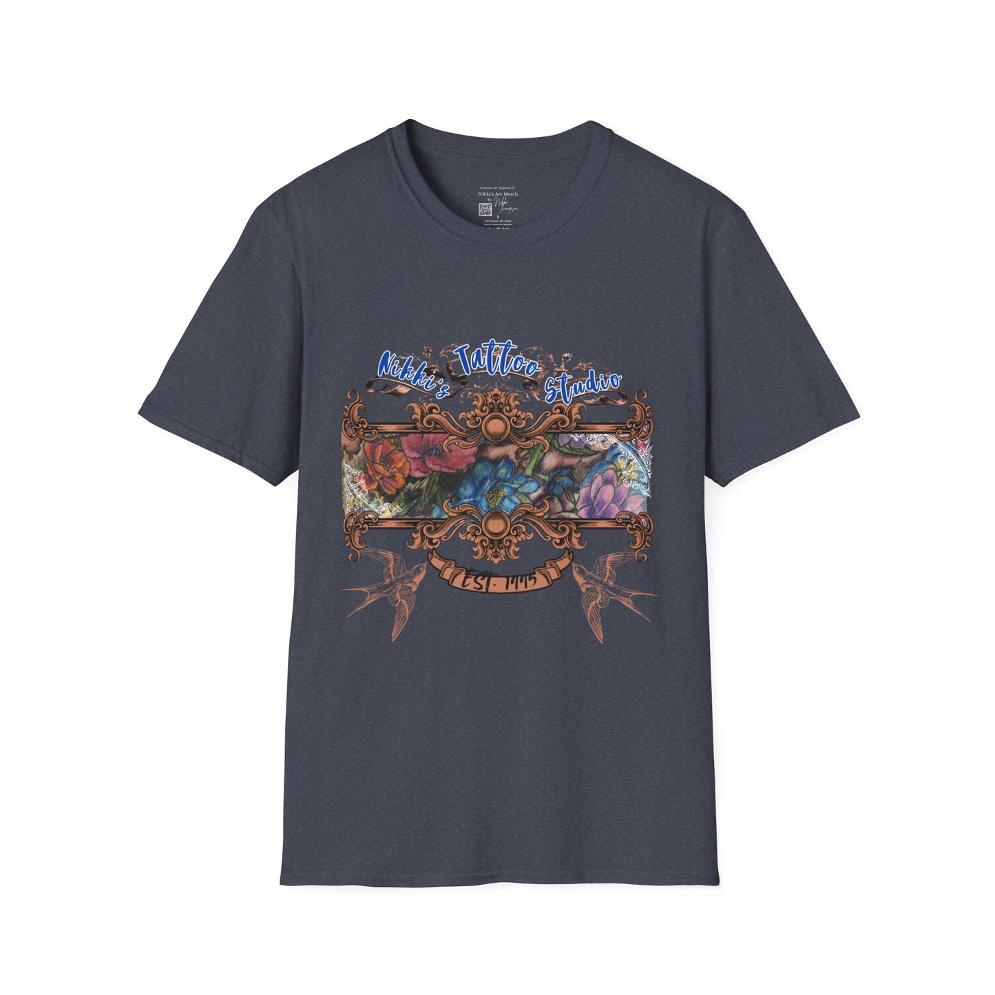 T-Shirt Unisex - Nikki's Tattoo Studio Art Collection by Nikki
