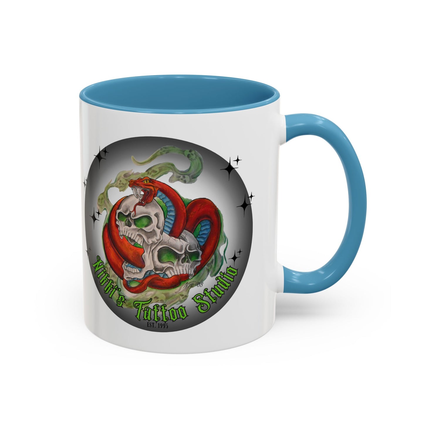 Mug - Nikki's Tattoo Studio (Skull & Snake)