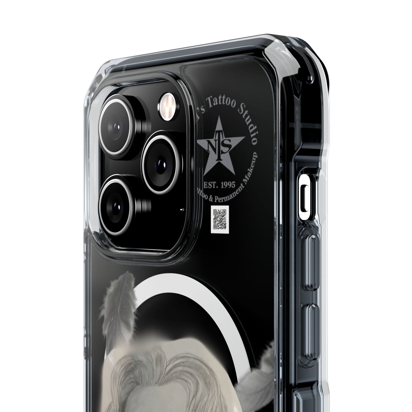 Phone Case iPhone 14, iPhone 15 - Painted Lady Face by Nikki