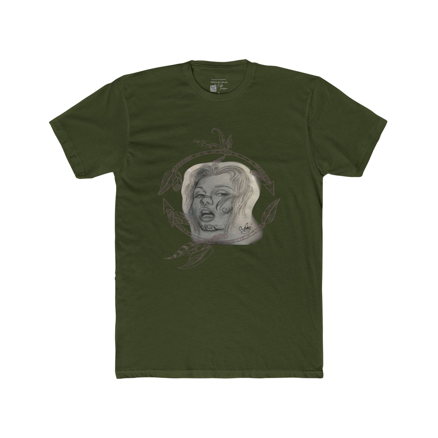 T-Shirt Unisex Crew - Beautiful Face by Nikki