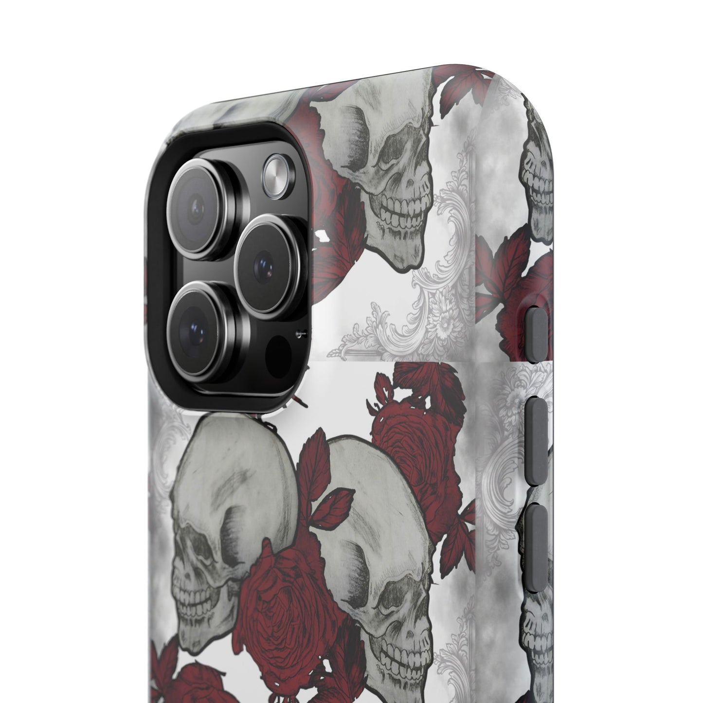 Skulls and Roses by Nikki - iPhone Case