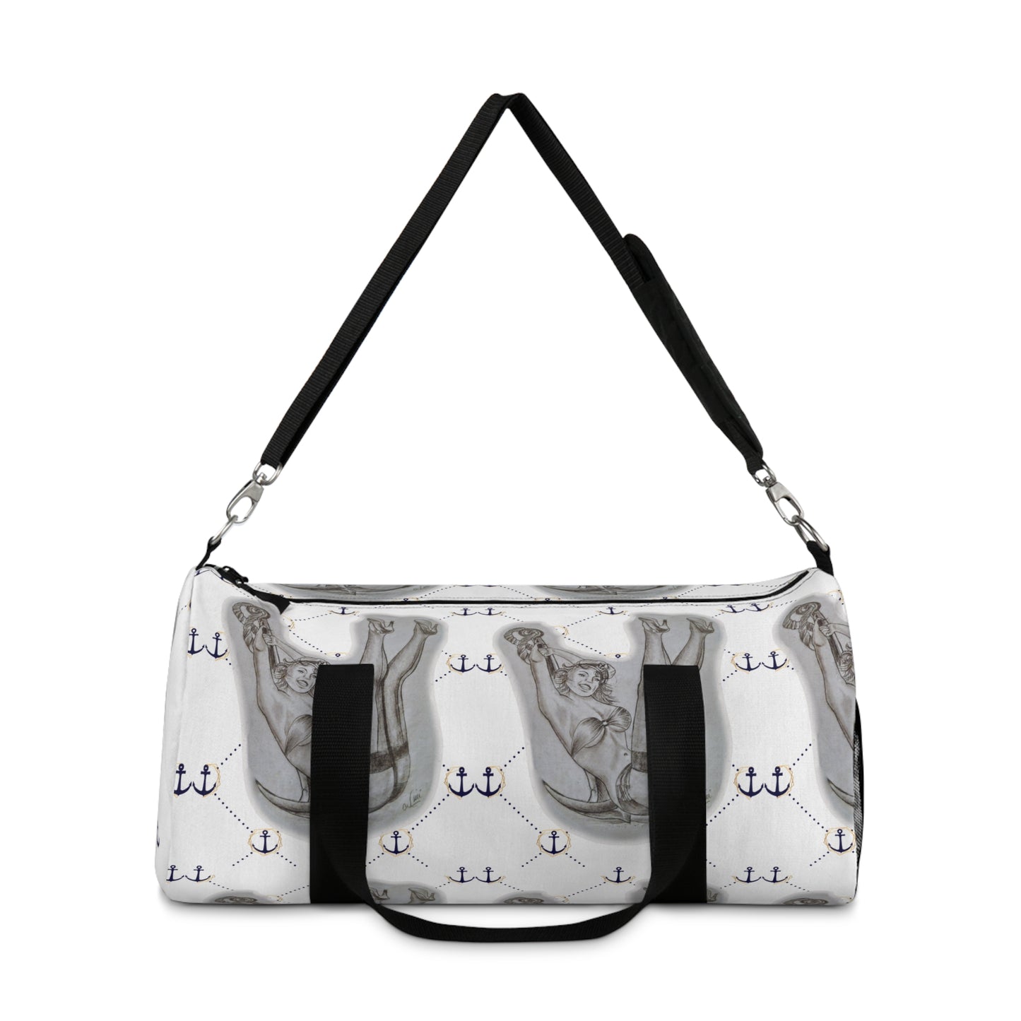 Duffel Bag - Pin Up Sailor Girl by Nikki