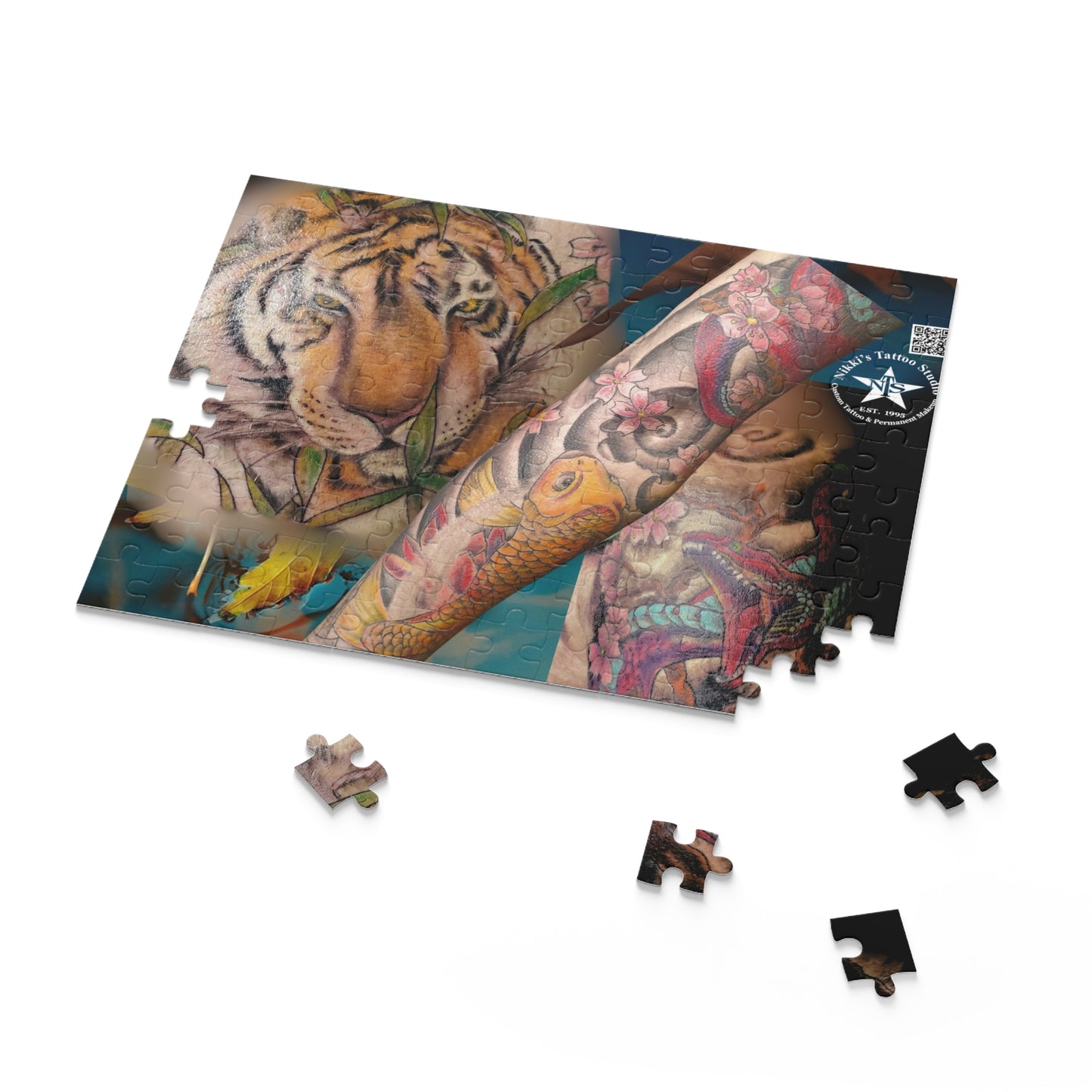 Puzzle Game: Tiger Tattoo by Nikki
