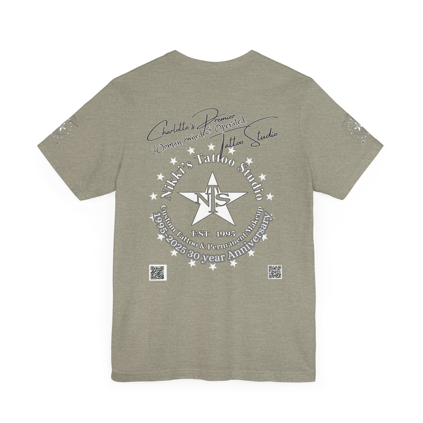 Skulls and Roses Art by Nikki - 30th Anniversary Unisex Jersey Short Sleeve Tee