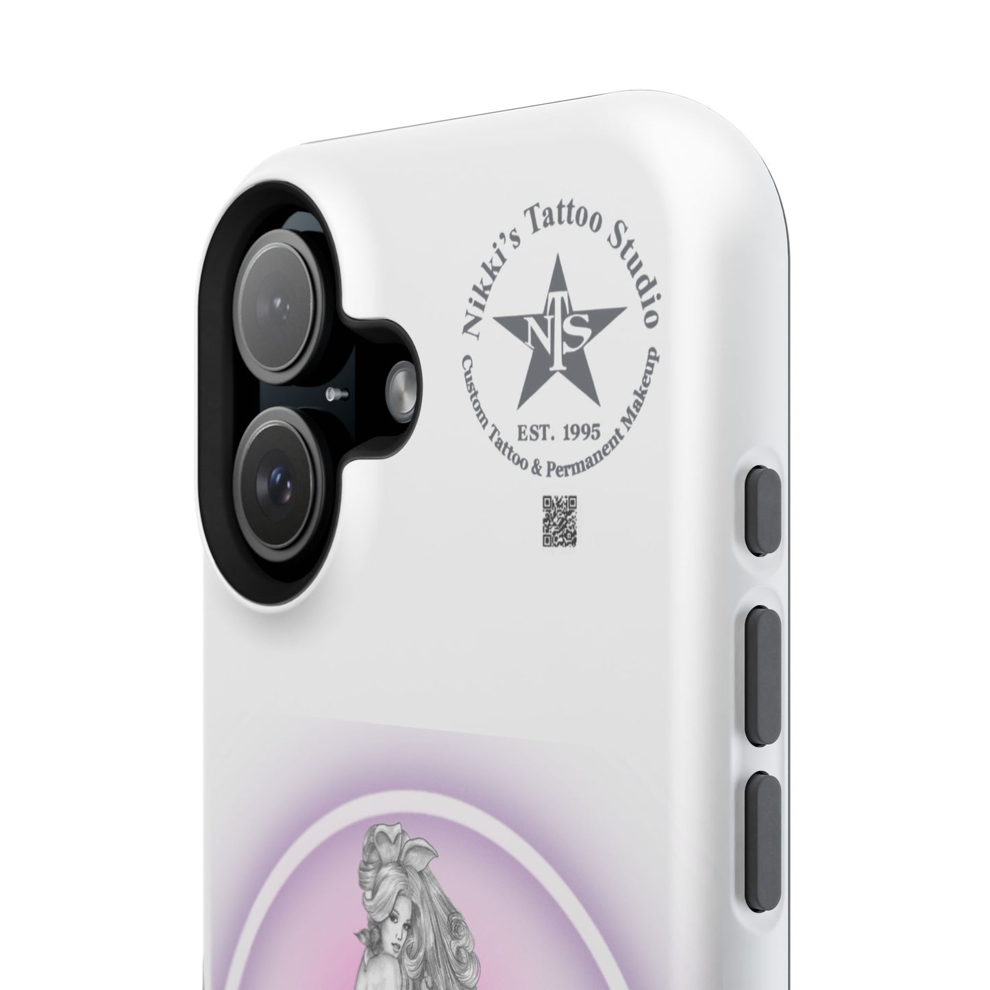 Phone Case: Pin Up Bunny Girl by Nikki