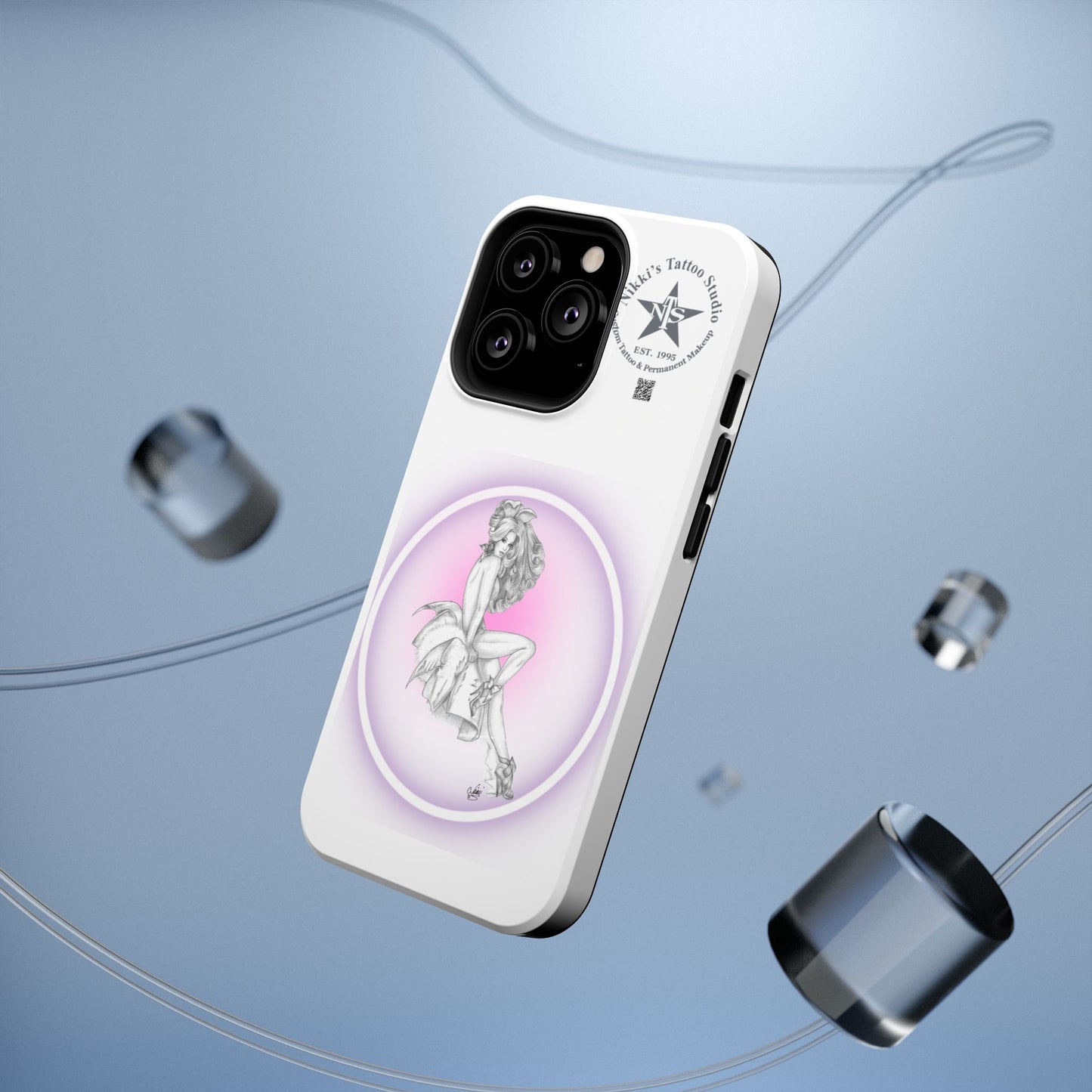 Phone Case: Pin Up Bunny Girl by Nikki