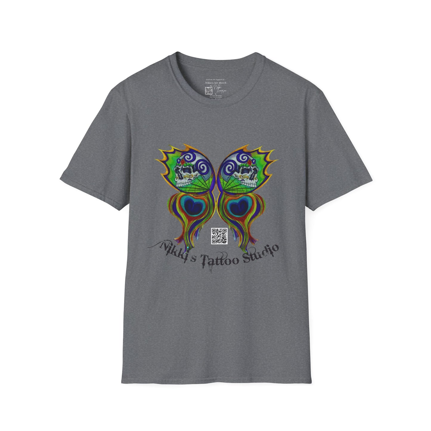 T-Shirt - Nikkis Tattoo Studio Butterfly by Nikki