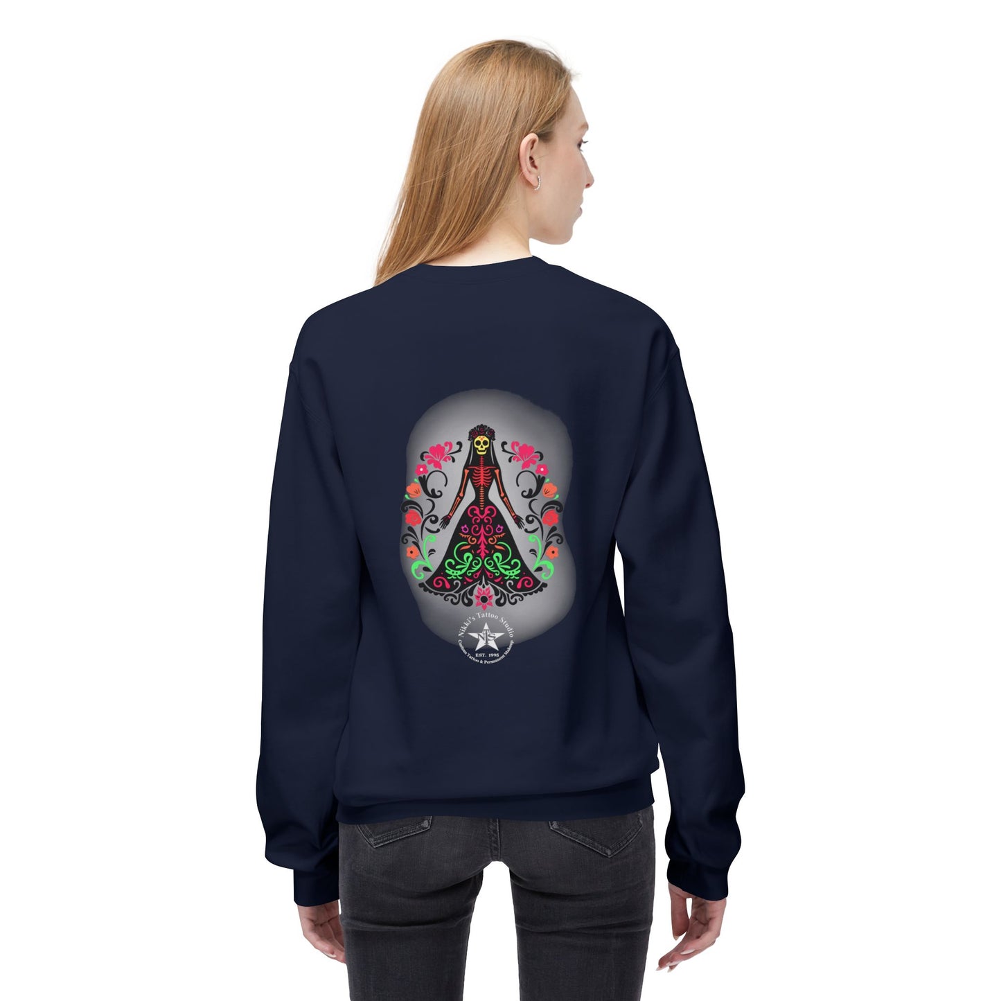 Sweatshirt - Day of the Dead Beautiful Art by Nikki