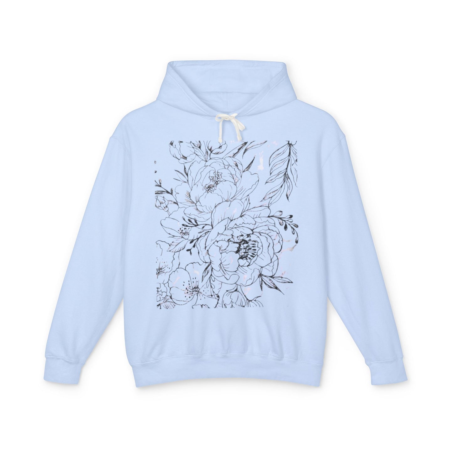 Sweatshirt Hoodie - Nikki's Peony art