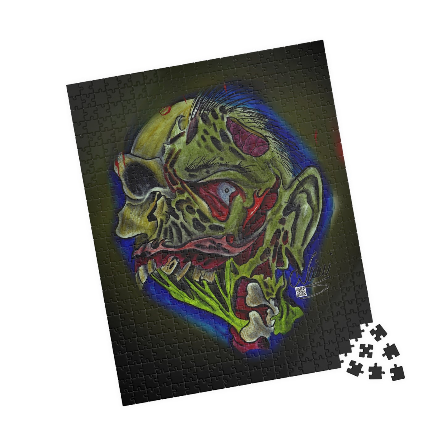 Puzzle Game: Skull Zombie King of the Dead by Nikki