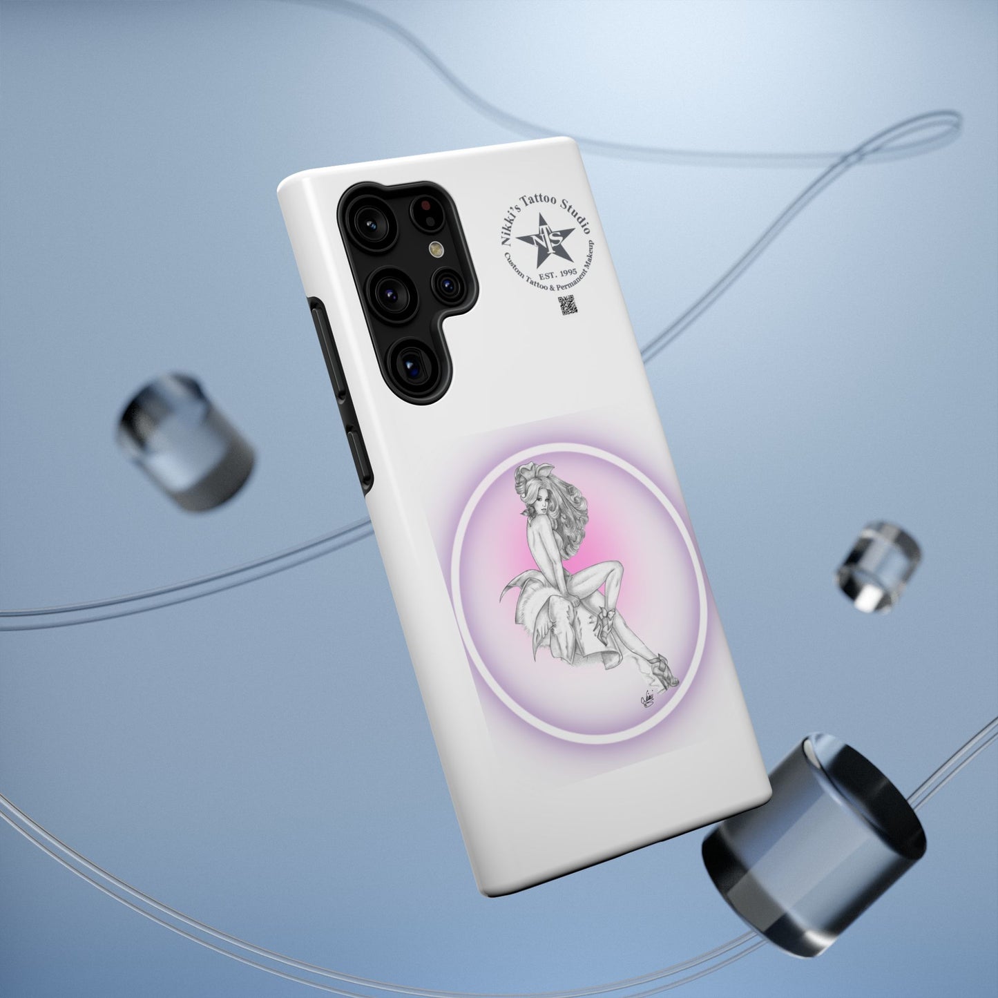 Phone Case: Pin Up Bunny Girl by Nikki