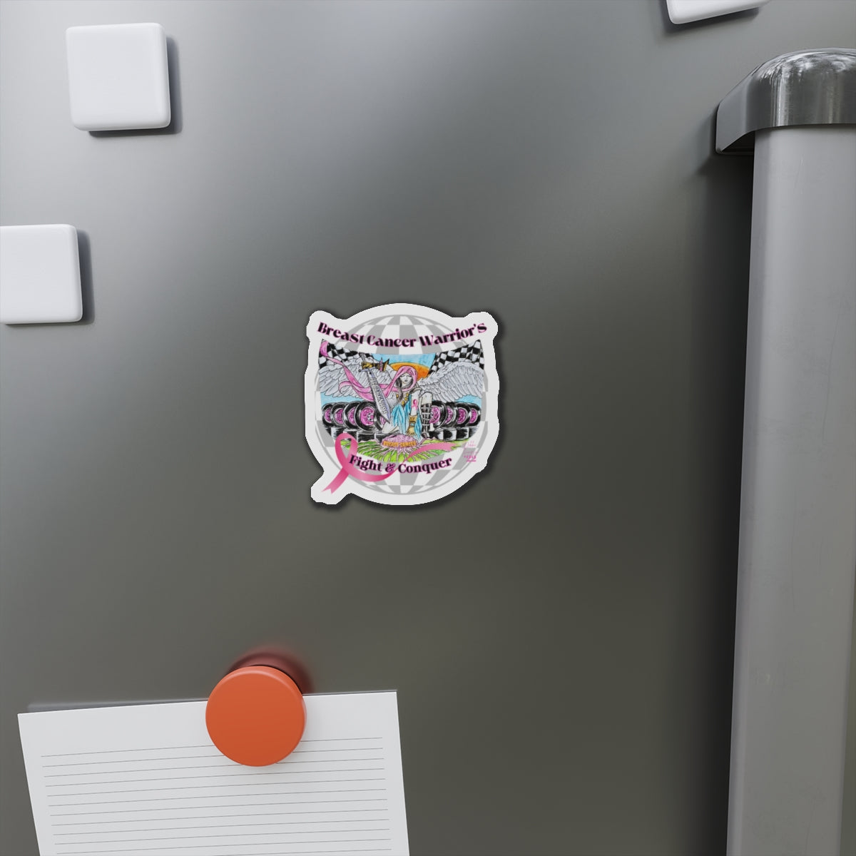 Magnet - Breast Cancer Warrior by Nikki