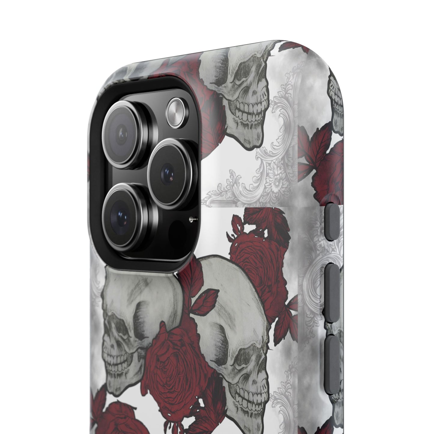 Skulls and Roses by Nikki - iPhone Case