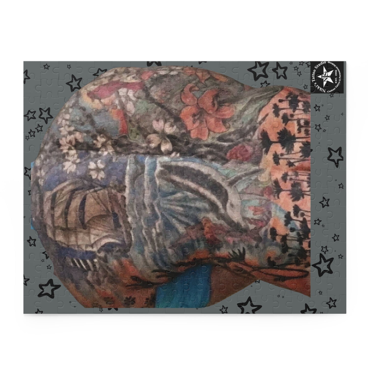 Puzzle Game: Back Tattoo by Nikki 14x11