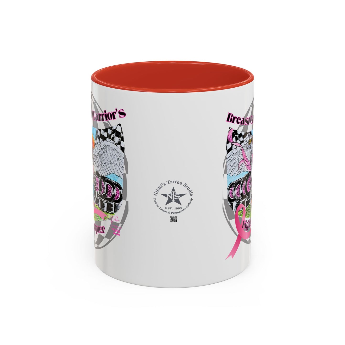 Mug - Breast Cancer Warrior by Nikki