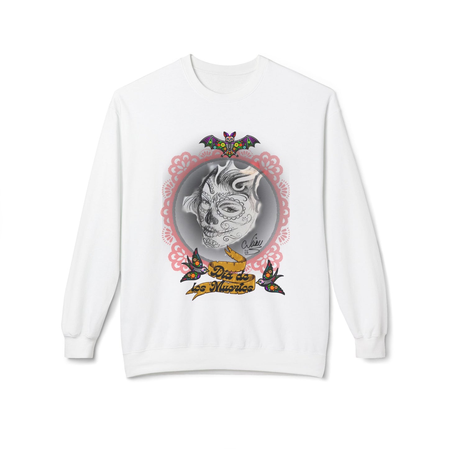 Sweatshirt - Day of the Dead Beautiful Art by Nikki