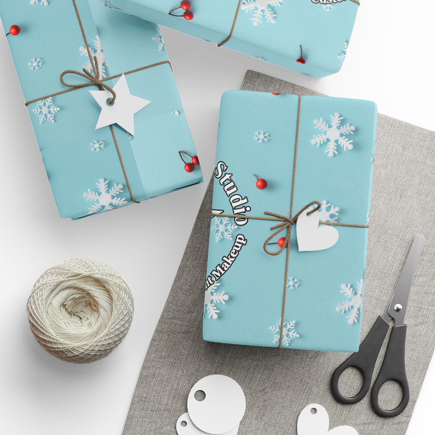 Nikki's Tattoo Studio CHRISTMAS Gift Wrapping Paper