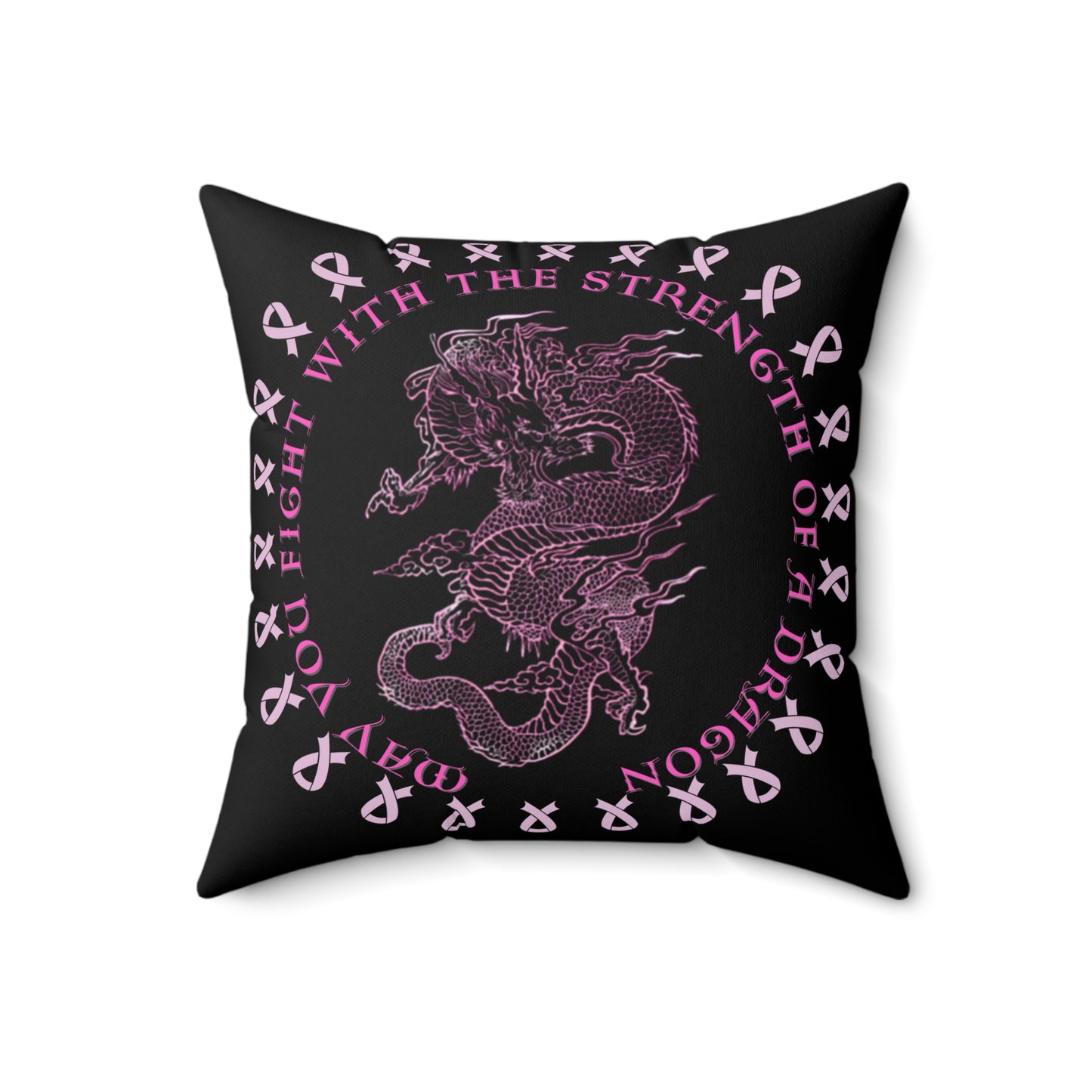 Pillow - Dragon Strength (Black)