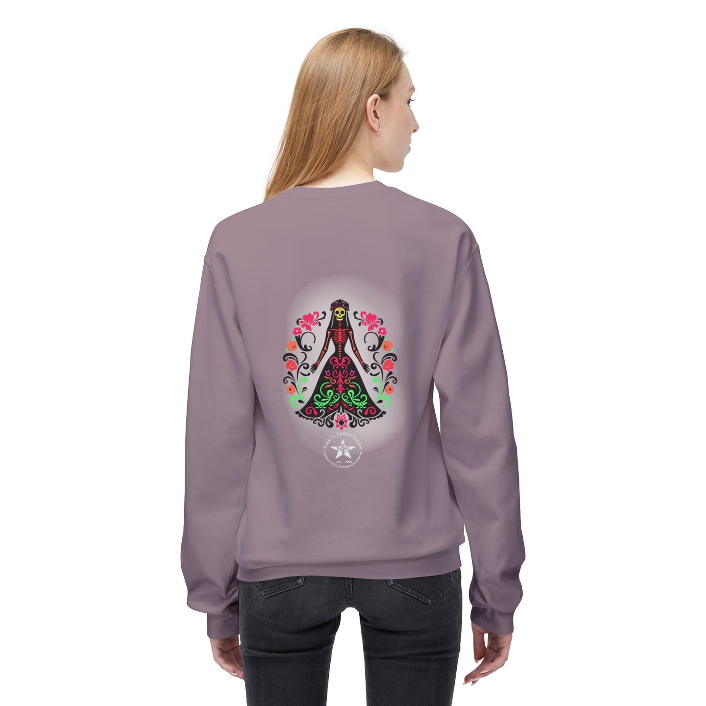Sweatshirt - Day of the Dead Beautiful Art by Nikki