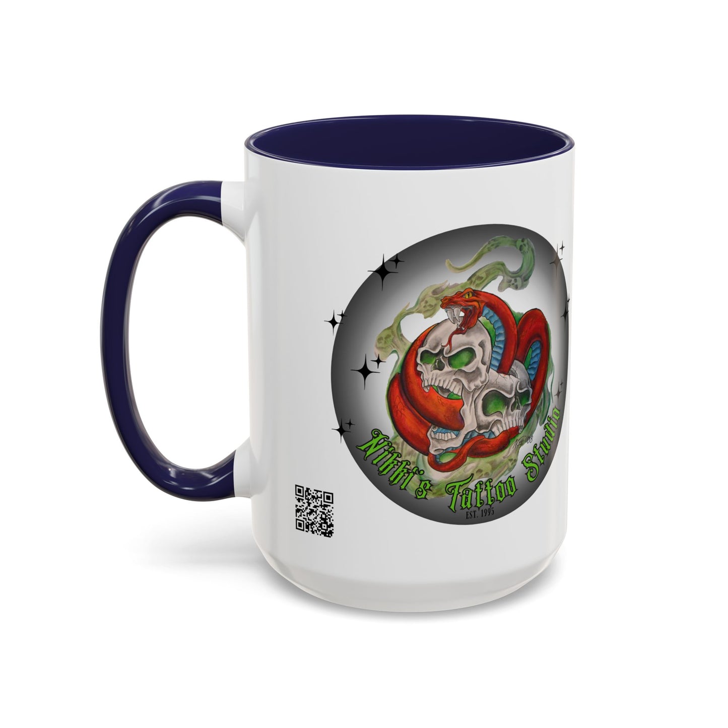 Mug - Nikki's Tattoo Studio (Skull & Snake)