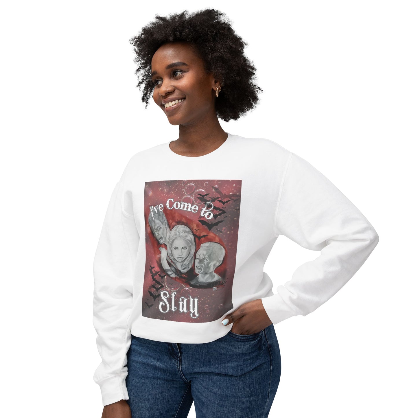 Sweatshirt - I've Come To Slay artwork by Nikki