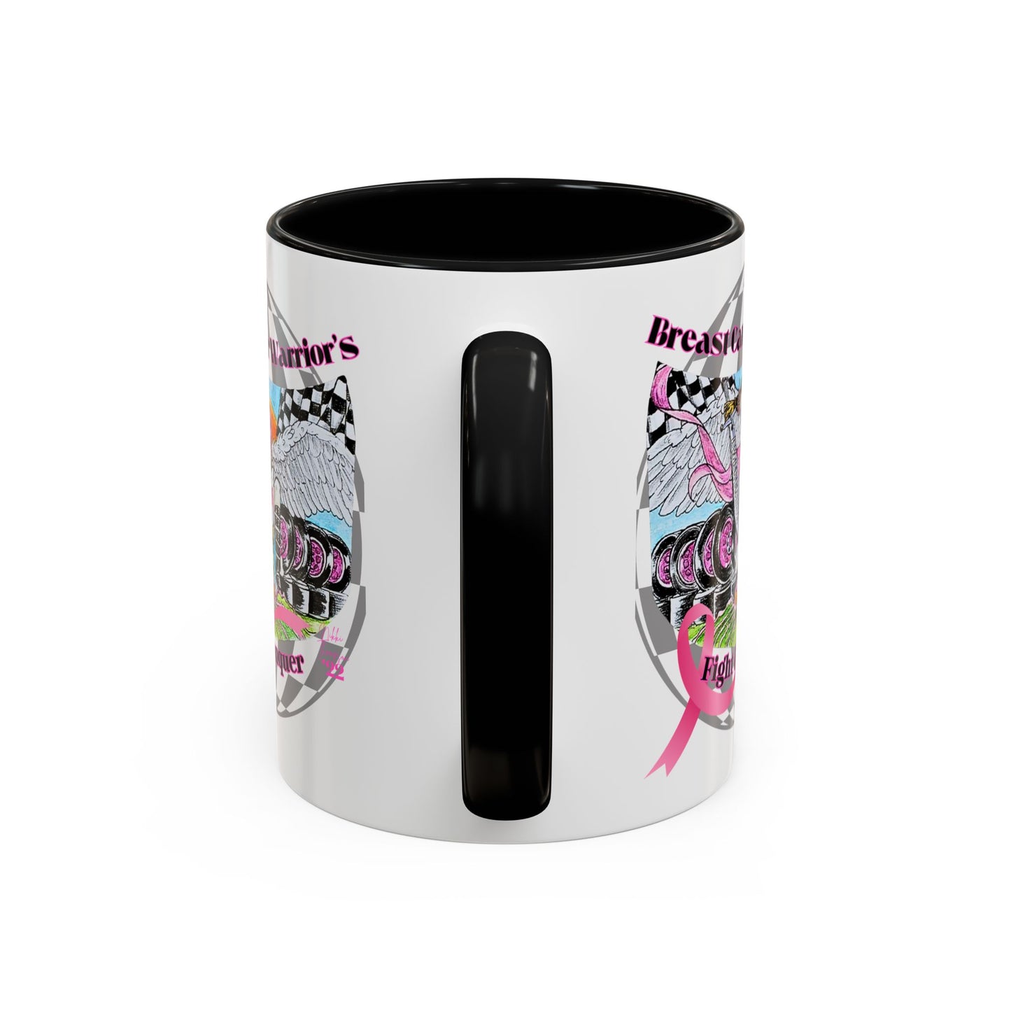 Mug - Breast Cancer Warrior by Nikki