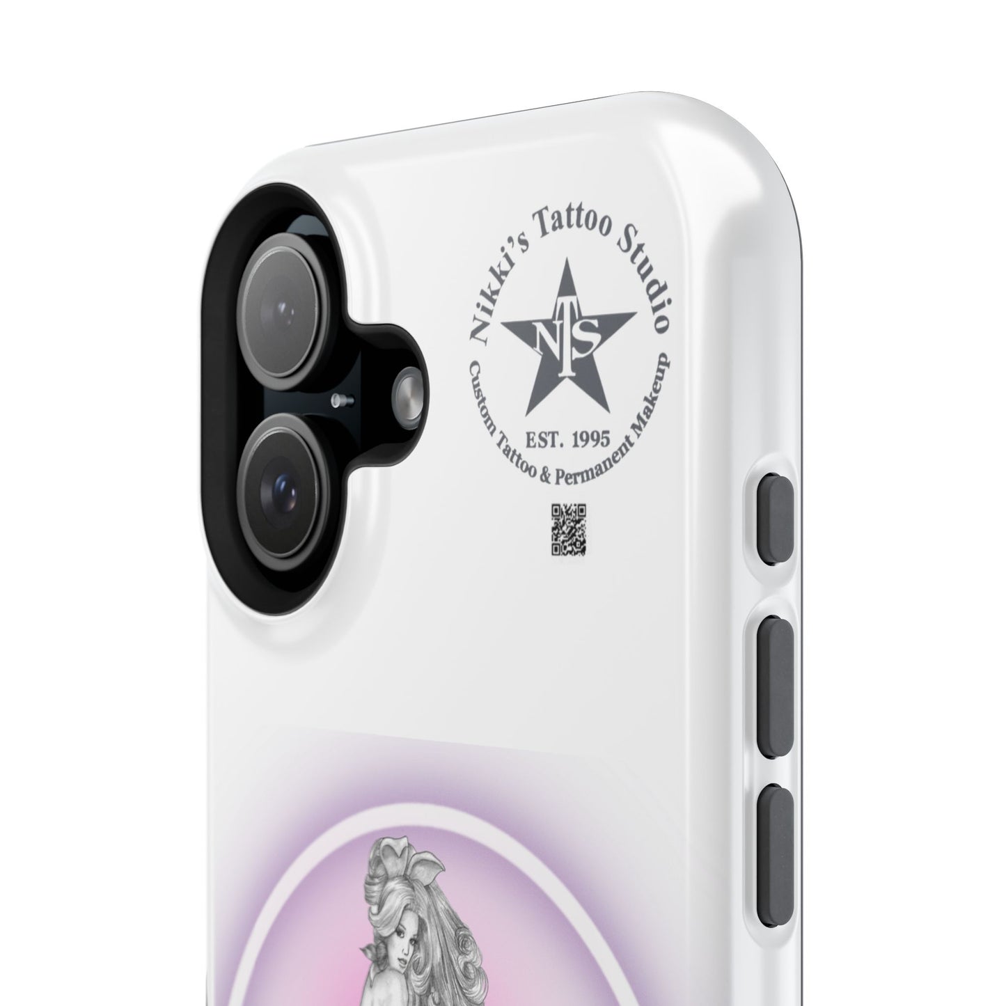 Phone Case: Pin Up Bunny Girl by Nikki