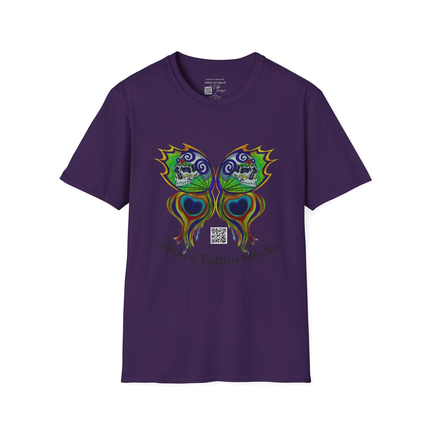 T-Shirt - Nikkis Tattoo Studio Butterfly by Nikki