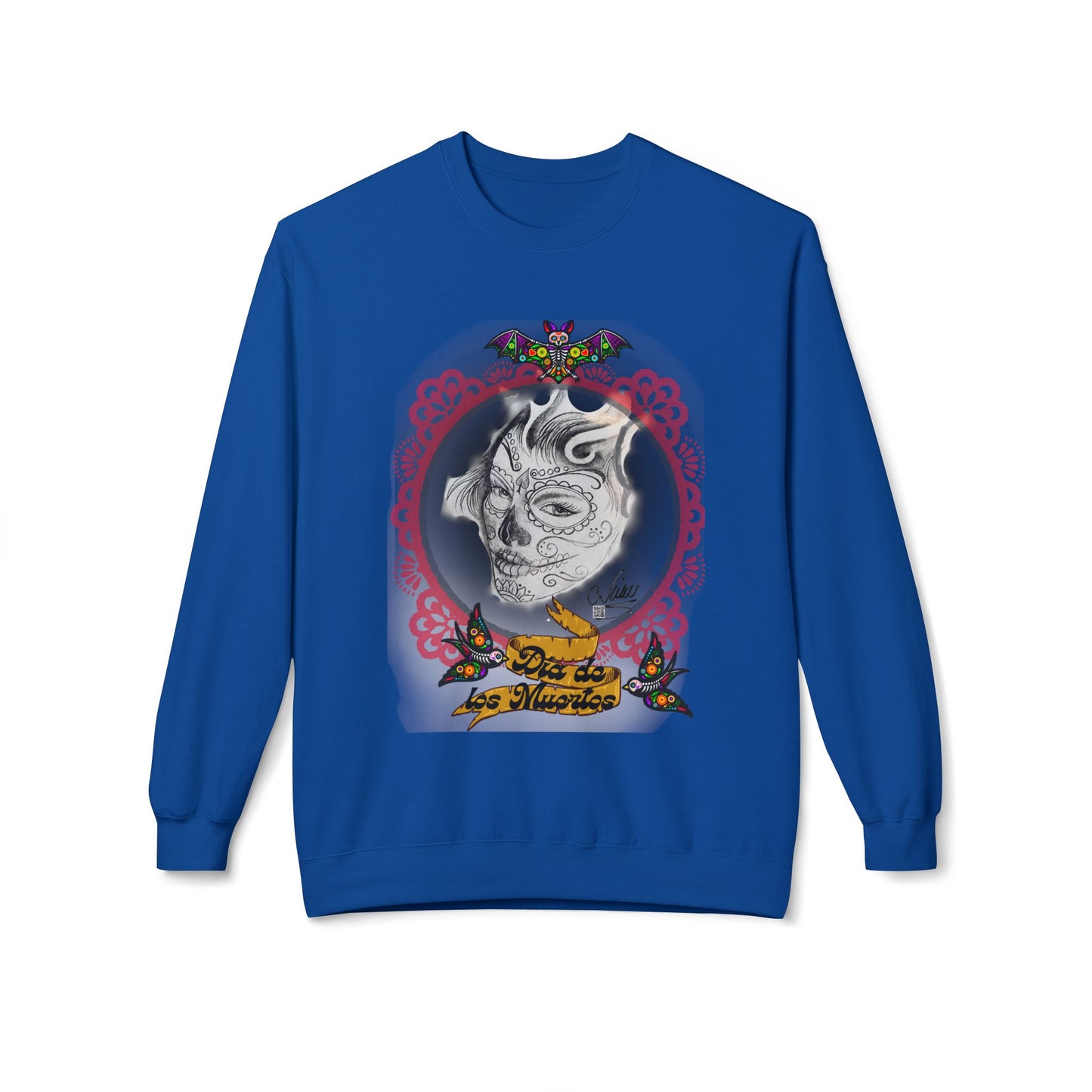 Sweatshirt - Day of the Dead Beautiful Art by Nikki