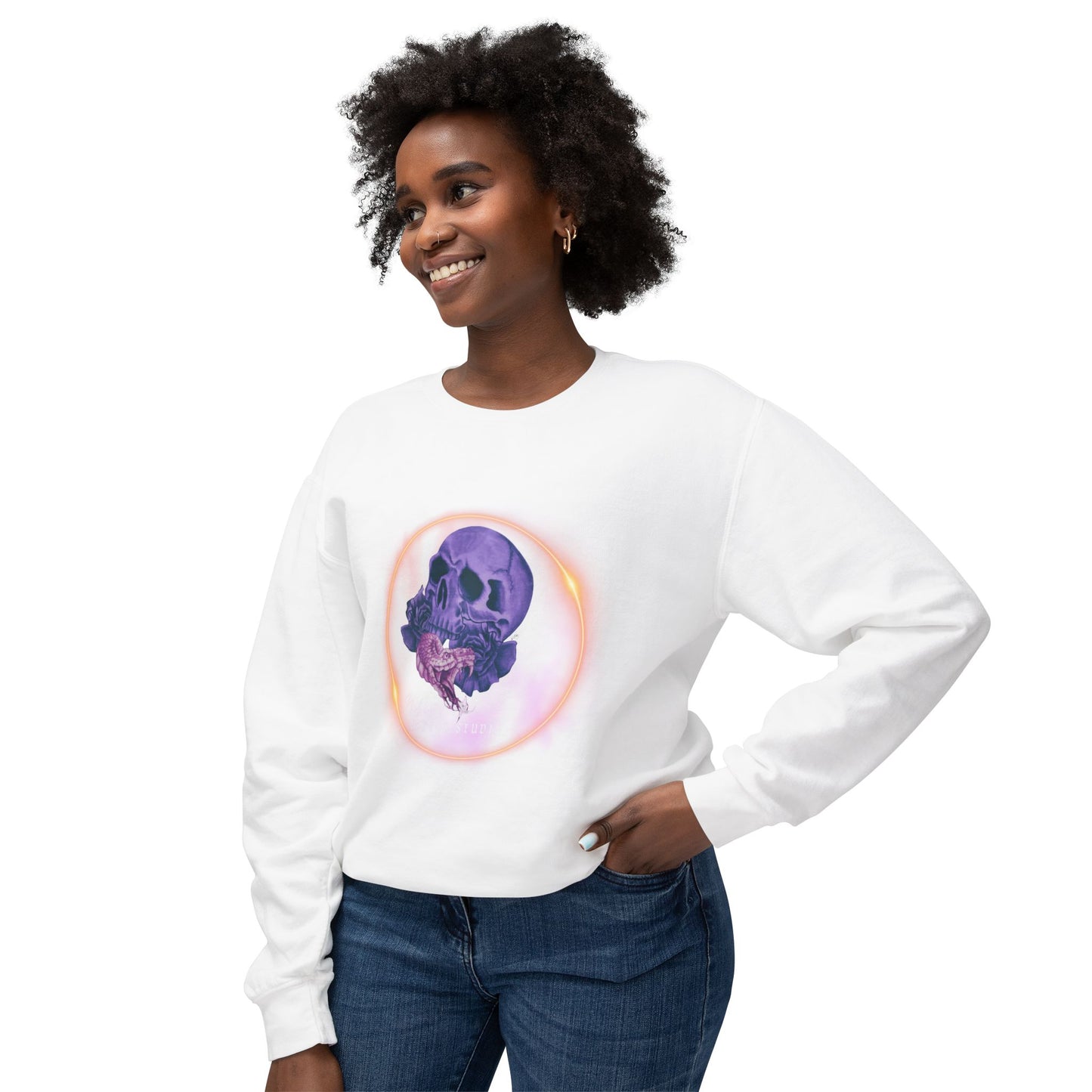 Sweatshirt - Nikki's Tattoo Studio Collection Skull & Snake