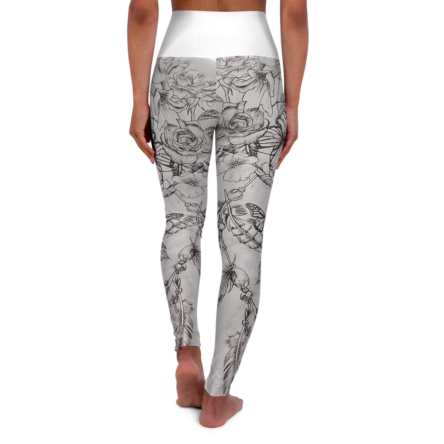 Yoga Leggings - Nikki's Dreamcatcher Art
