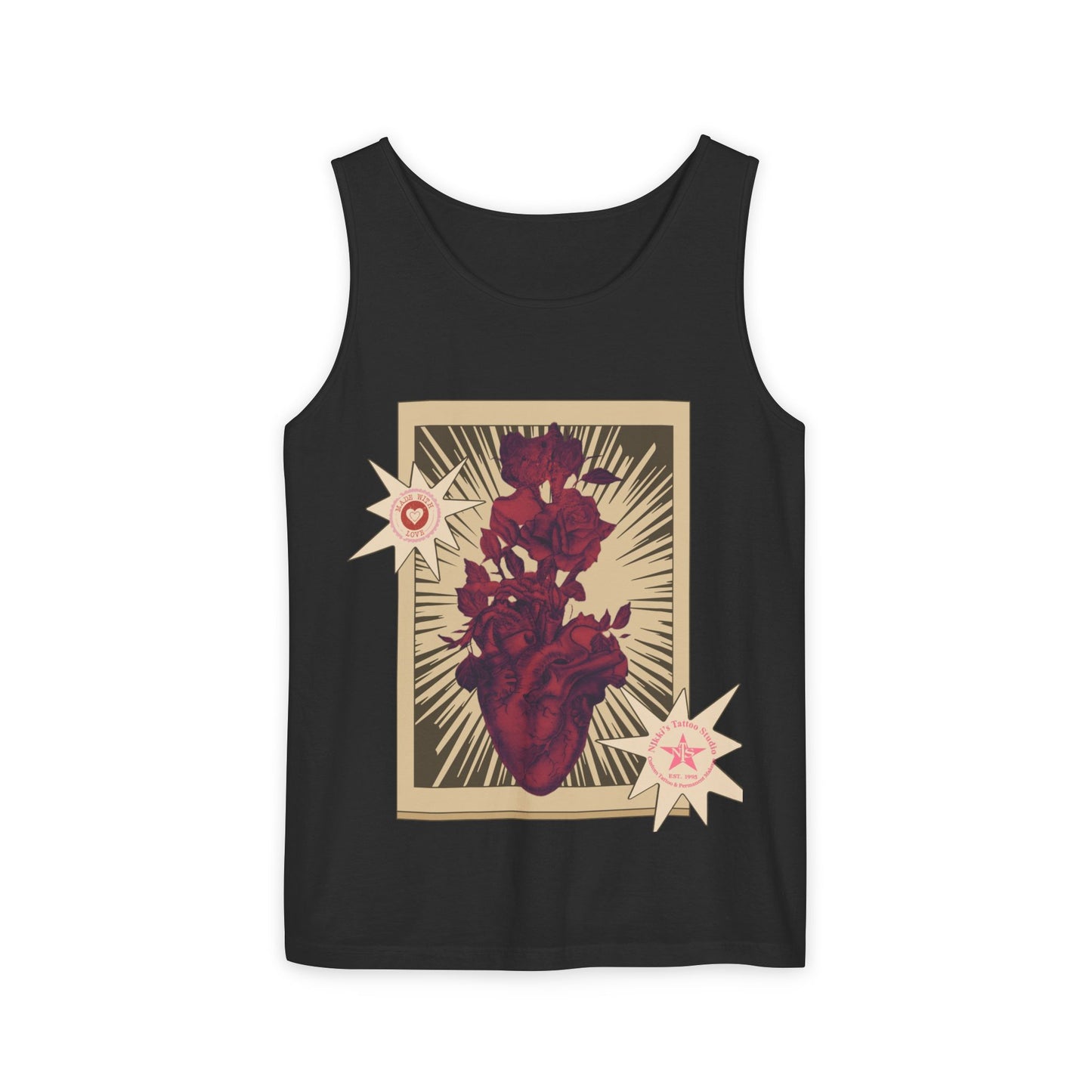 Anatomical Heart Tank Top by Nikki