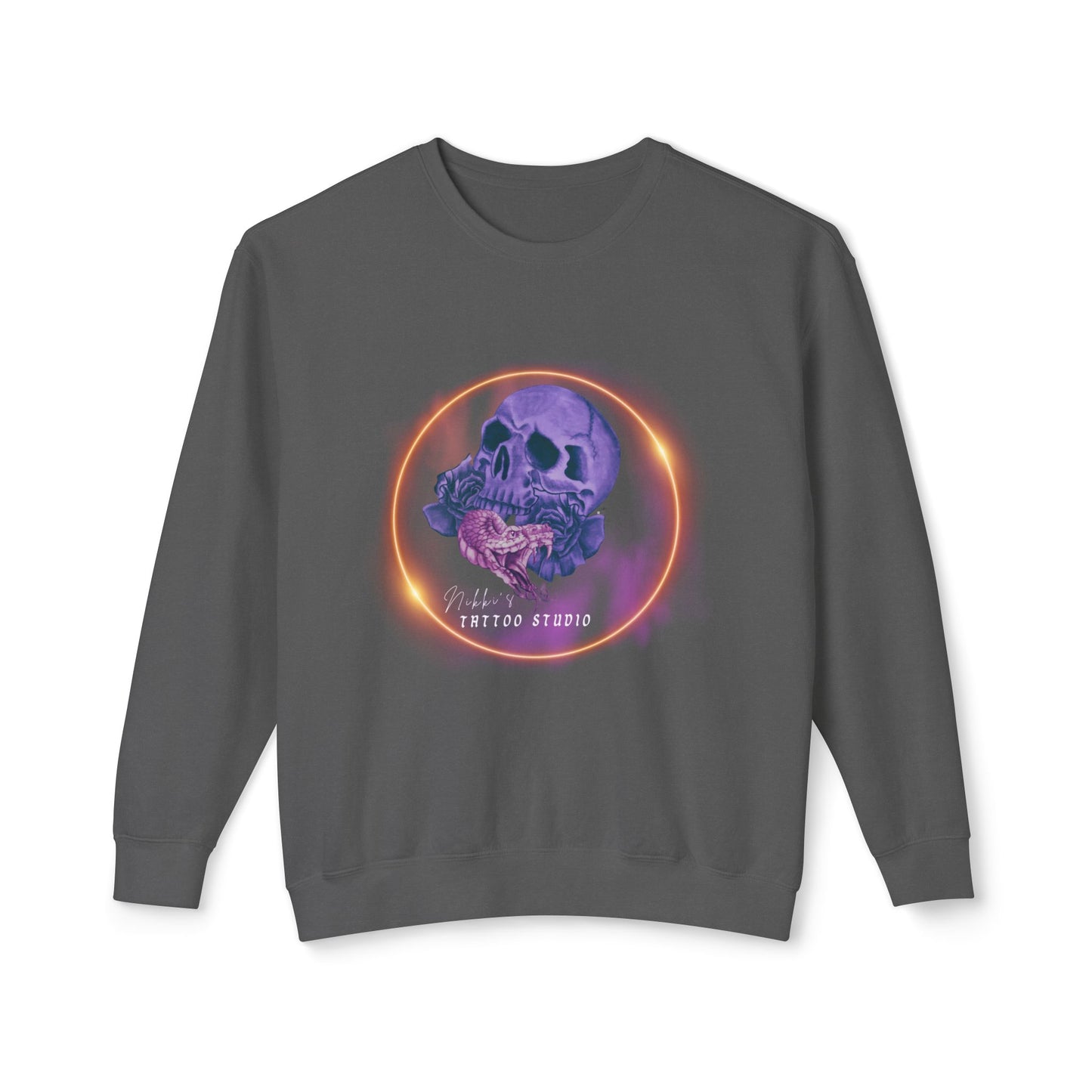Sweatshirt - Nikki's Tattoo Studio Collection Skull & Snake