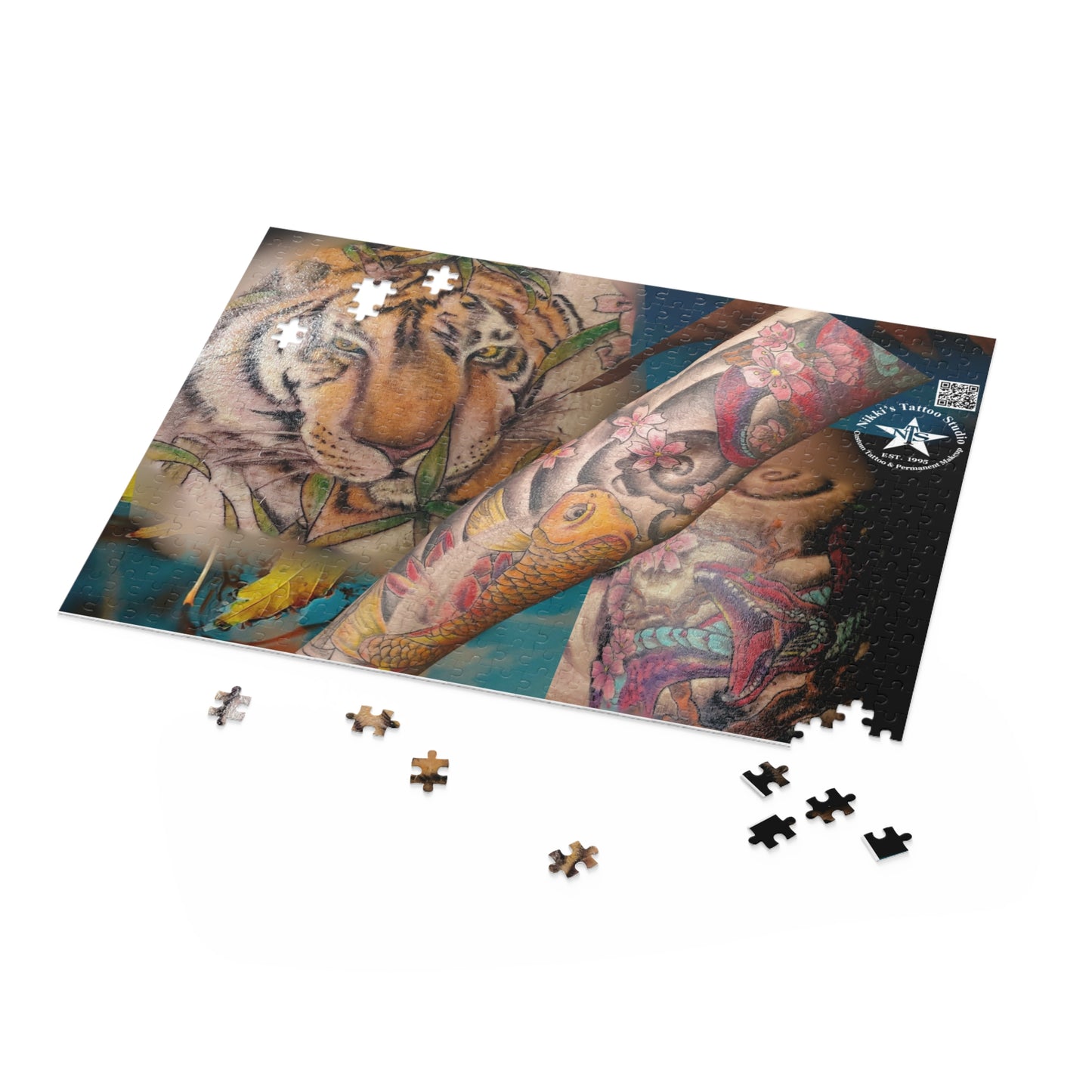Puzzle Game: Tiger Tattoo by Nikki