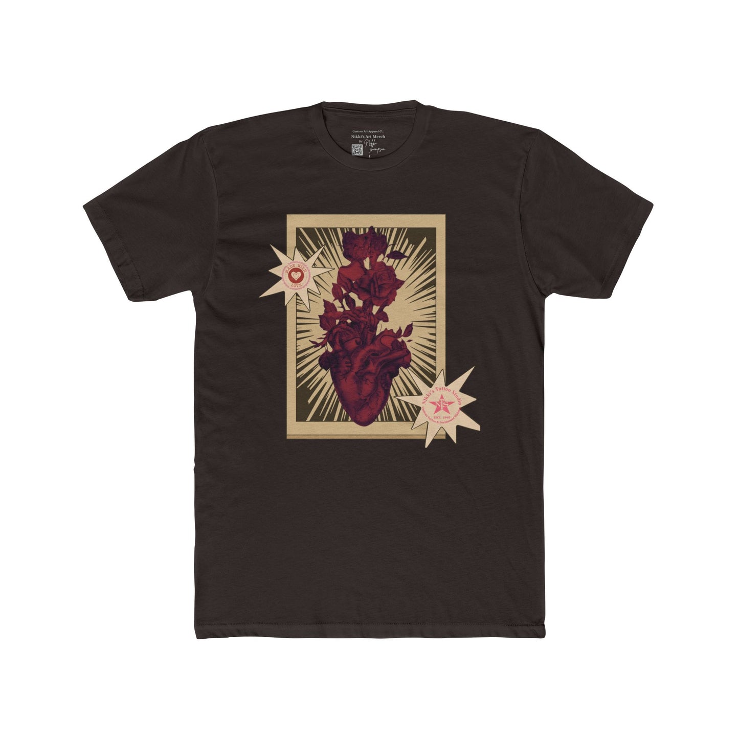Anatomical Heart Tattoo Unisex Tee - Nikki Thomspon Design