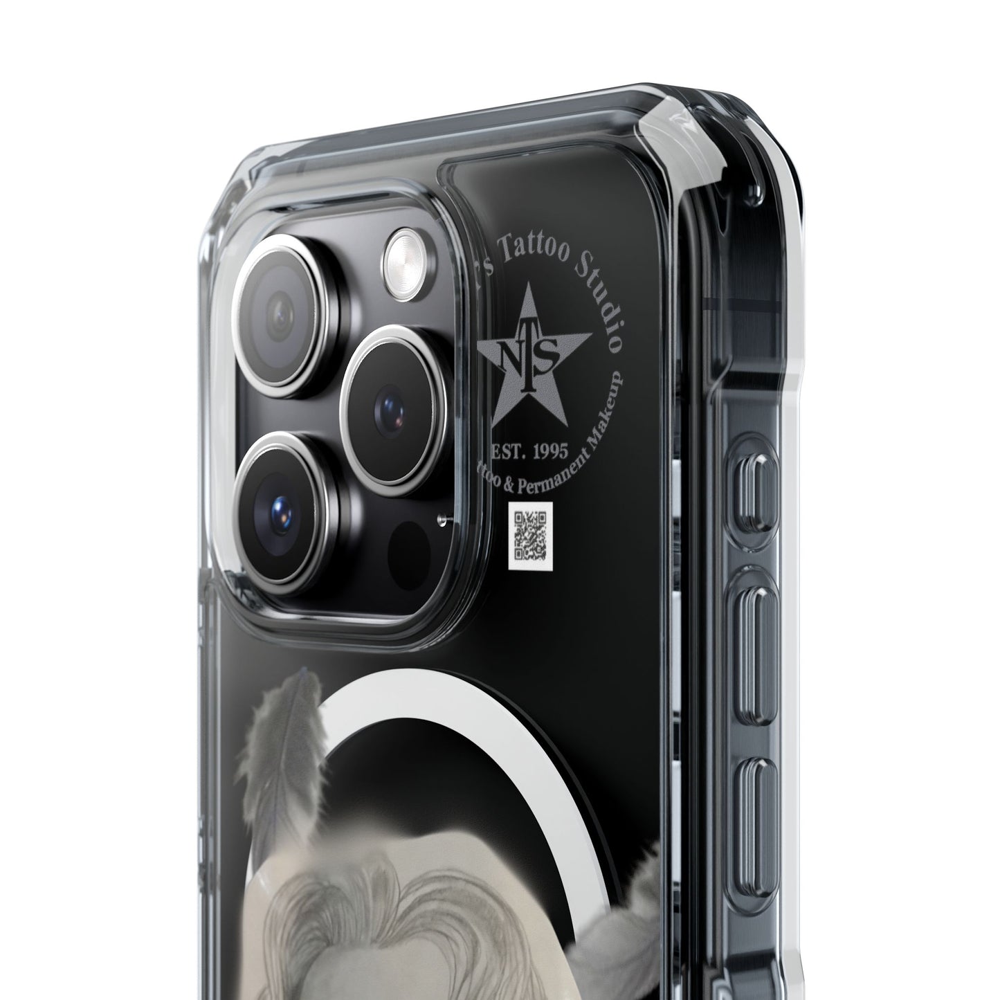 Phone Case iPhone 14, iPhone 15 - Painted Lady Face by Nikki