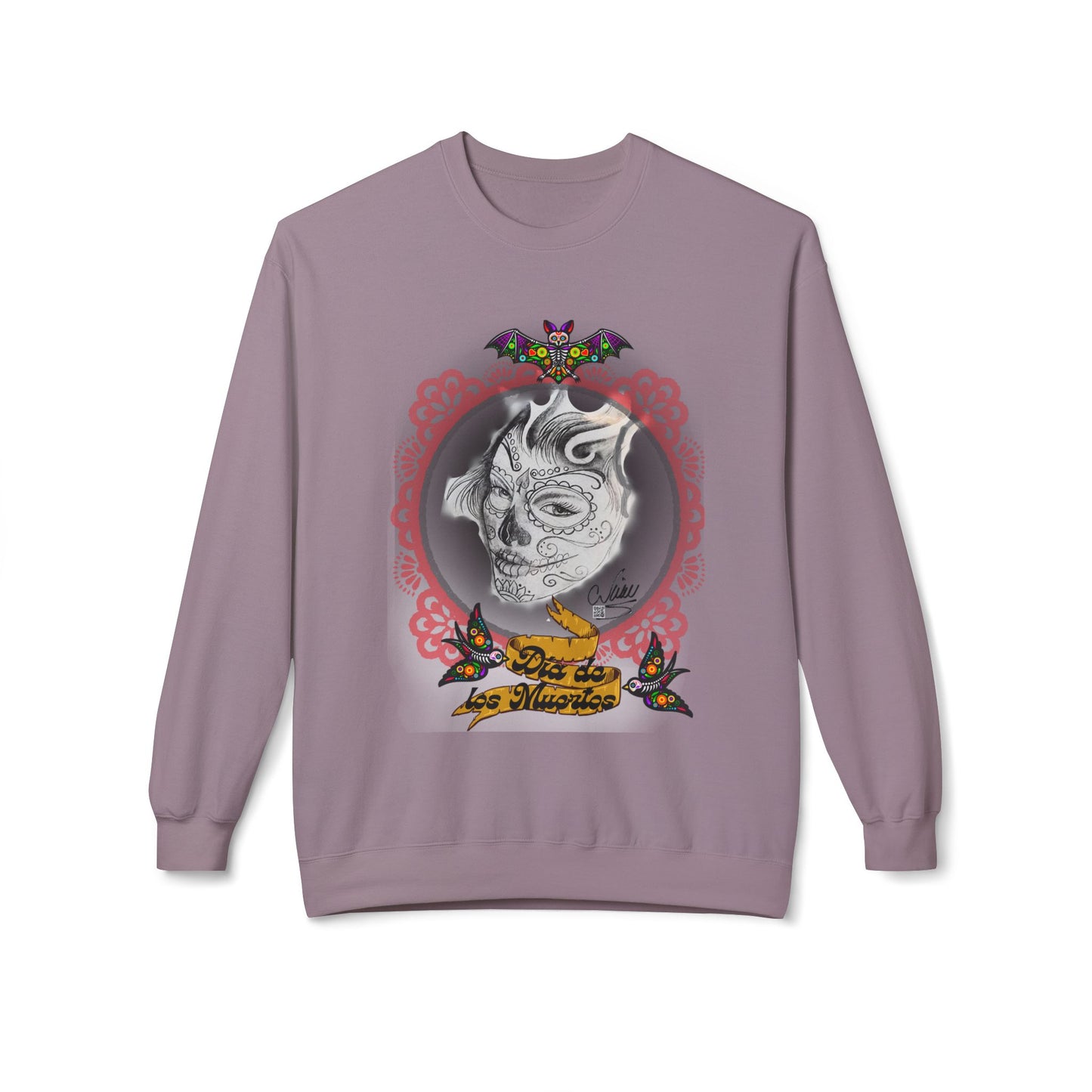 Sweatshirt - Day of the Dead Beautiful Art by Nikki