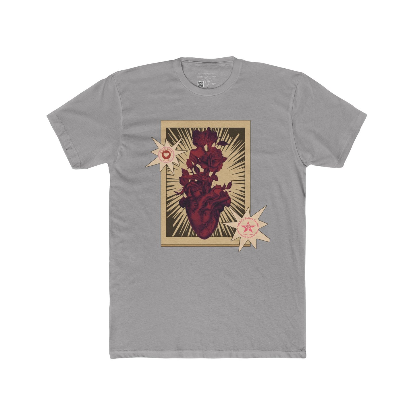 Anatomical Heart Tattoo Unisex Tee - Nikki Thomspon Design