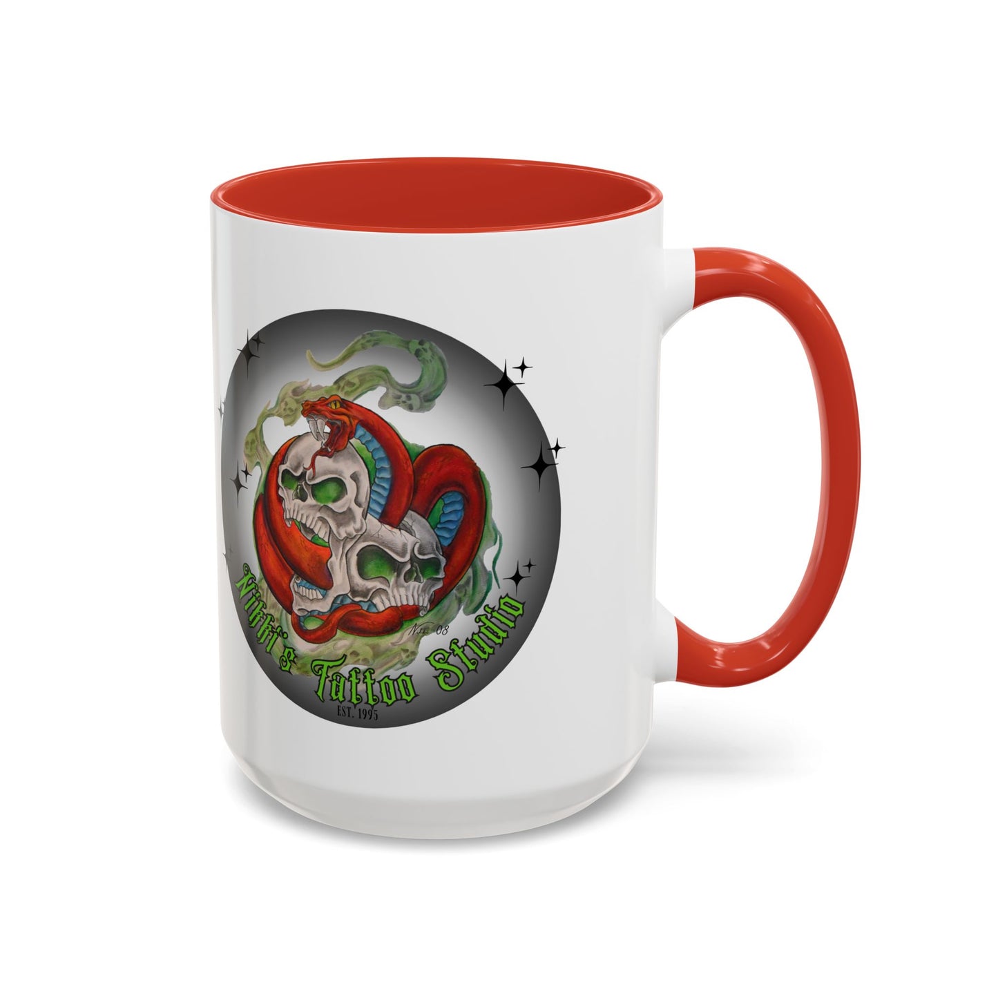 Mug - Nikki's Tattoo Studio (Skull & Snake)
