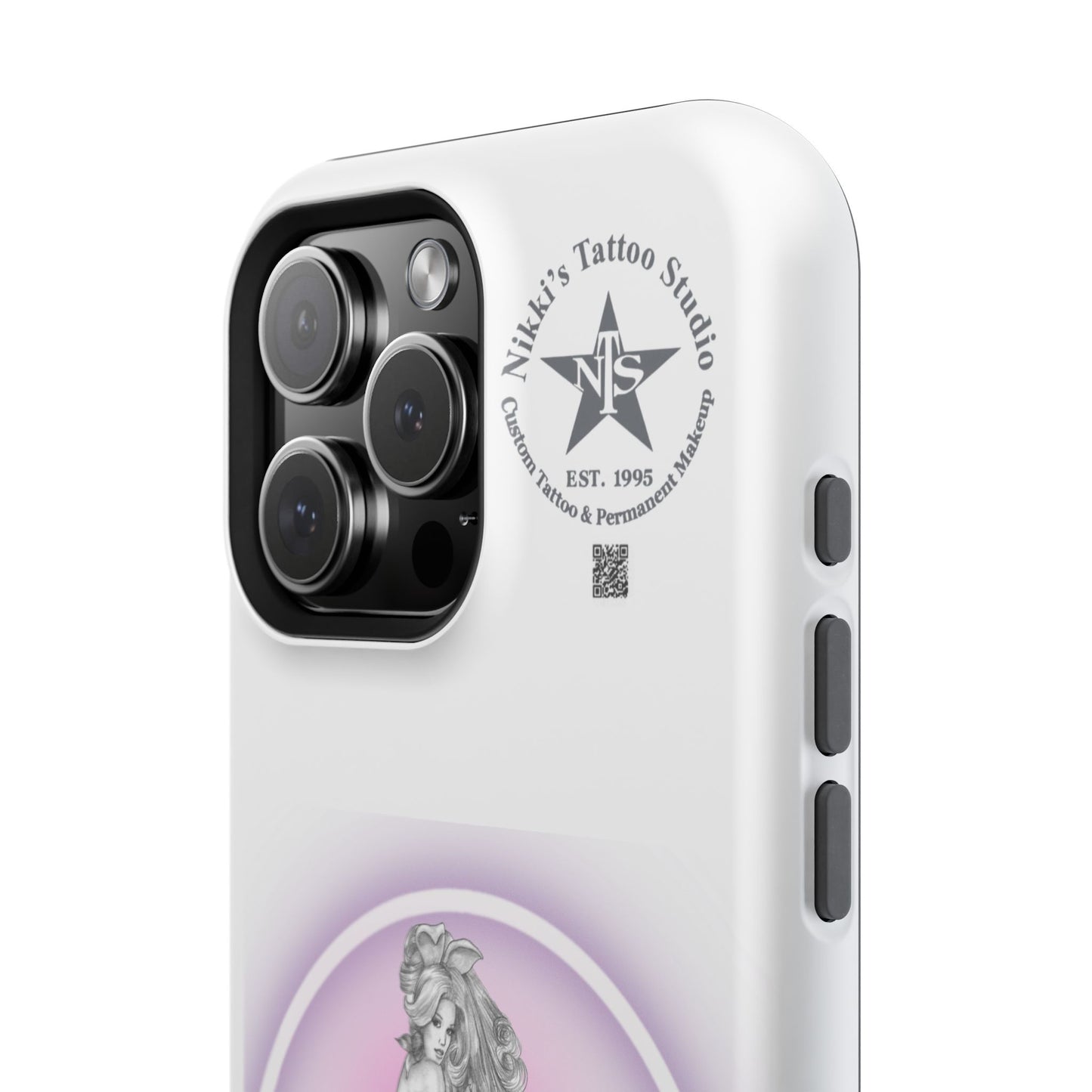 Phone Case: Pin Up Bunny Girl by Nikki